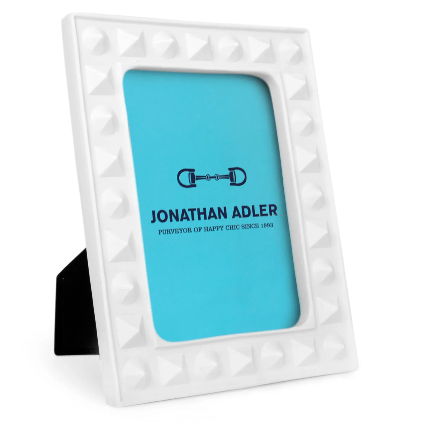 Charade Studded 5x7 Photo Frame - Matte Porcelain product