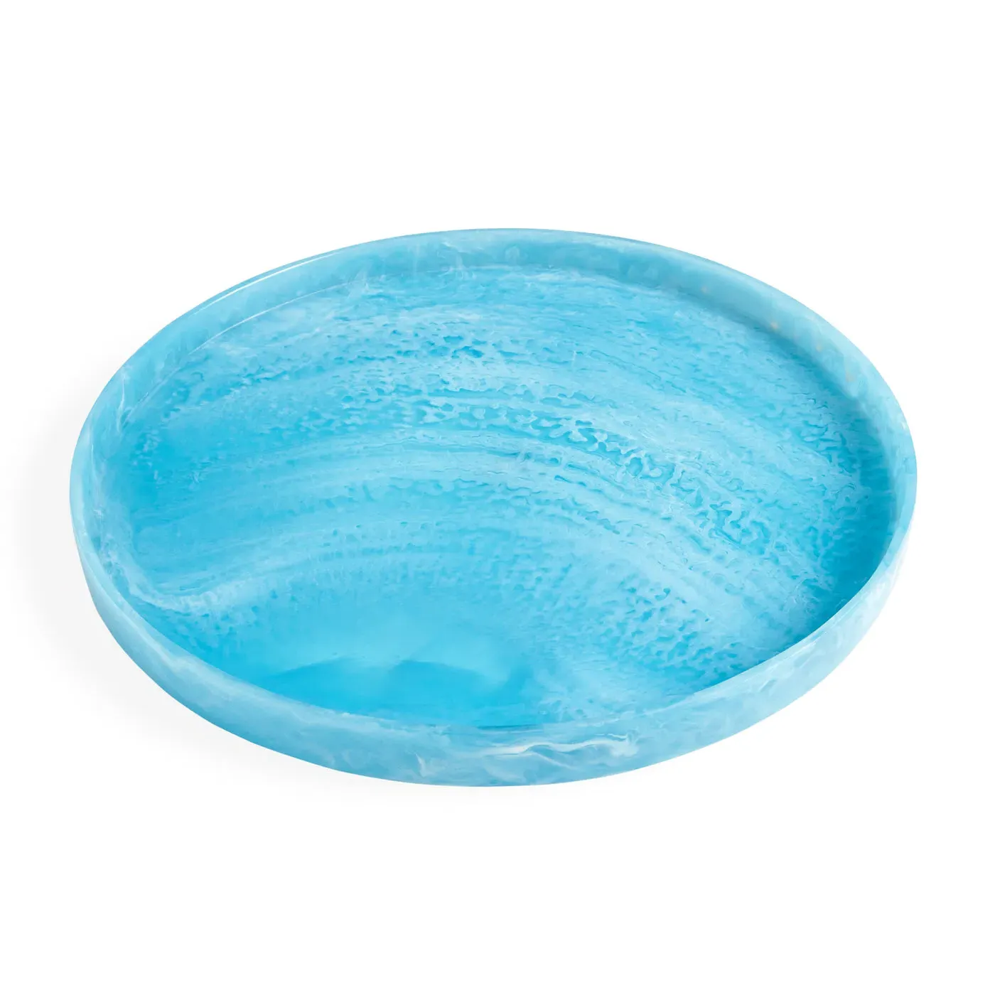 Como Platter - Turquoise, Marbleized Resin product