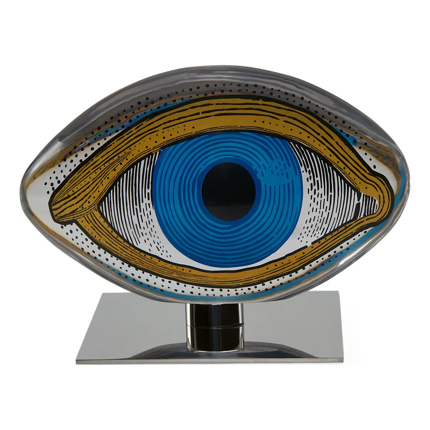 Druggist Eye Objet - Clear Acrylic, Nickel product