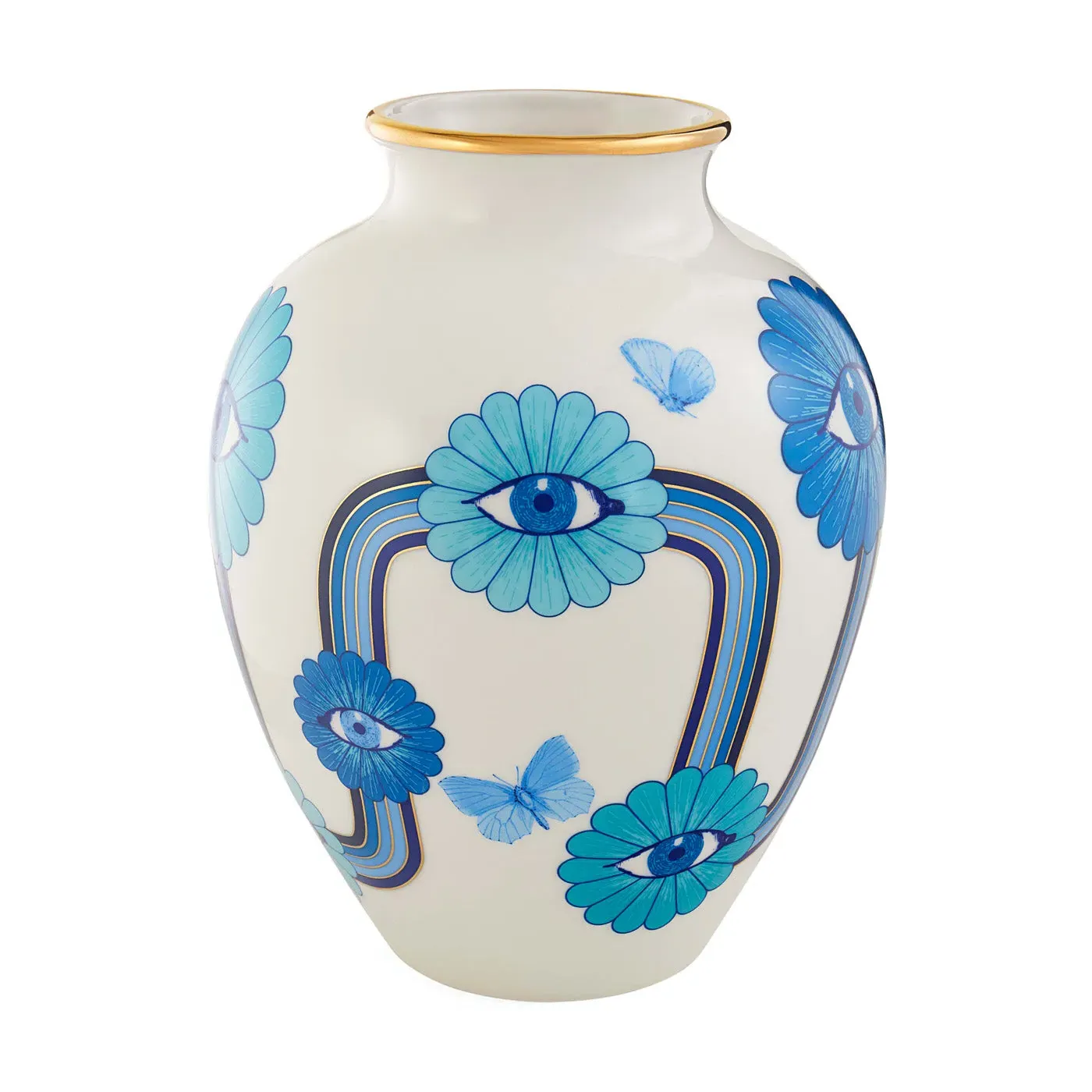 Druggist Urn - Blue, Gold Porcelain product
