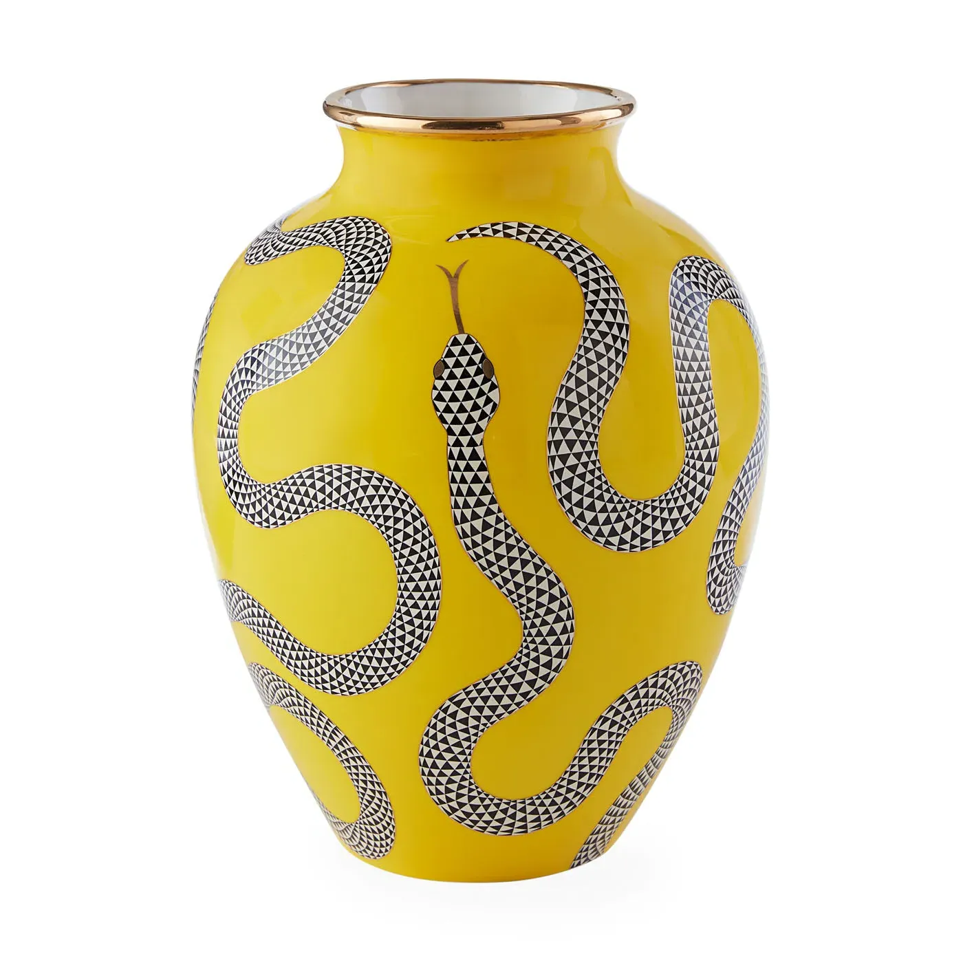 Eden Urn with Serpent Detail and Gold Accents product
