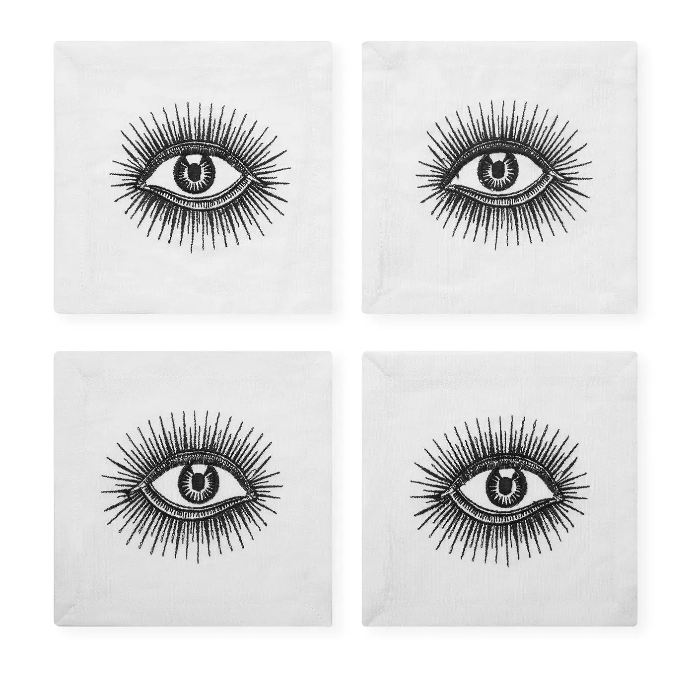 Eyes Cocktail Napkins - Linen product