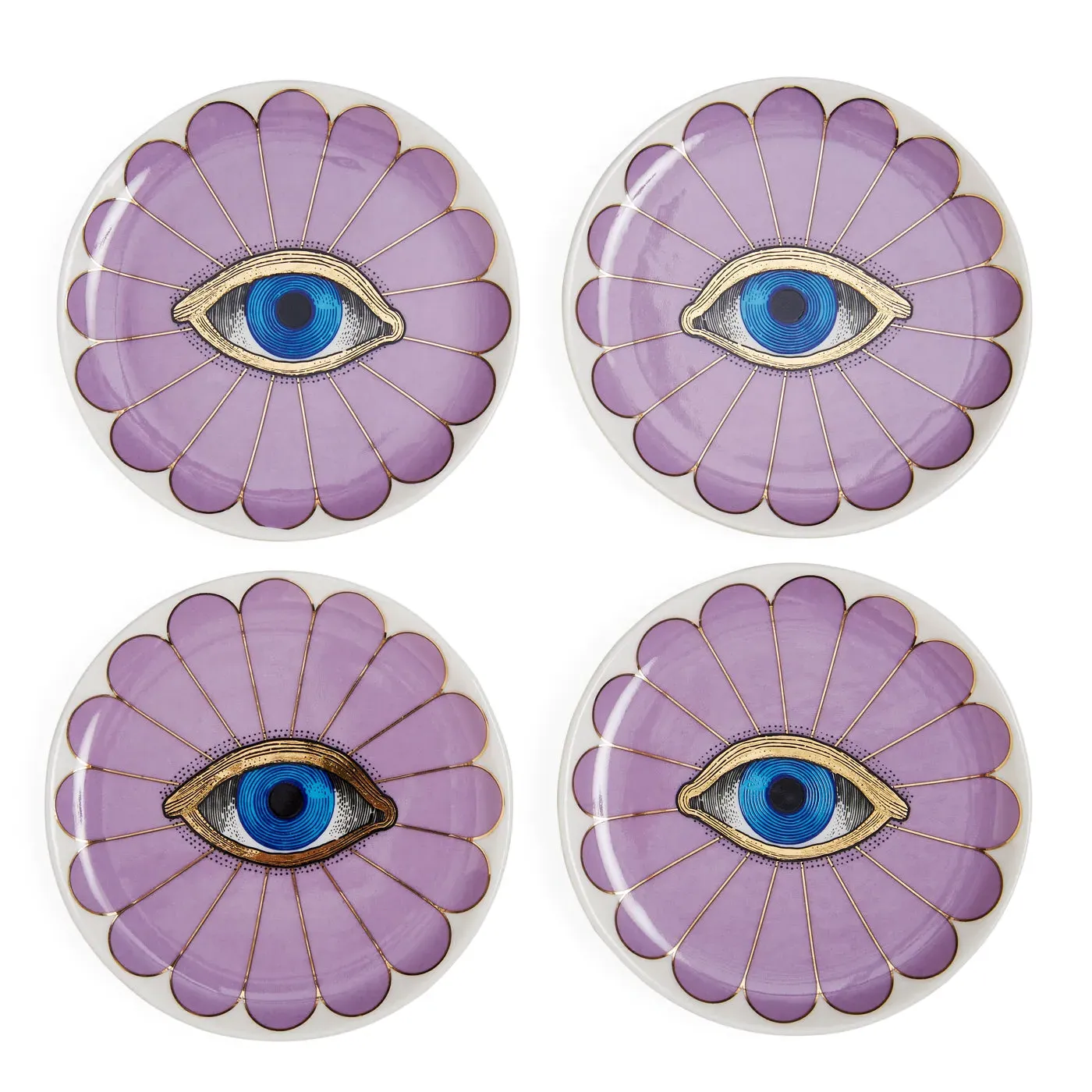 Fleur Coasters - Blue, Lavender product