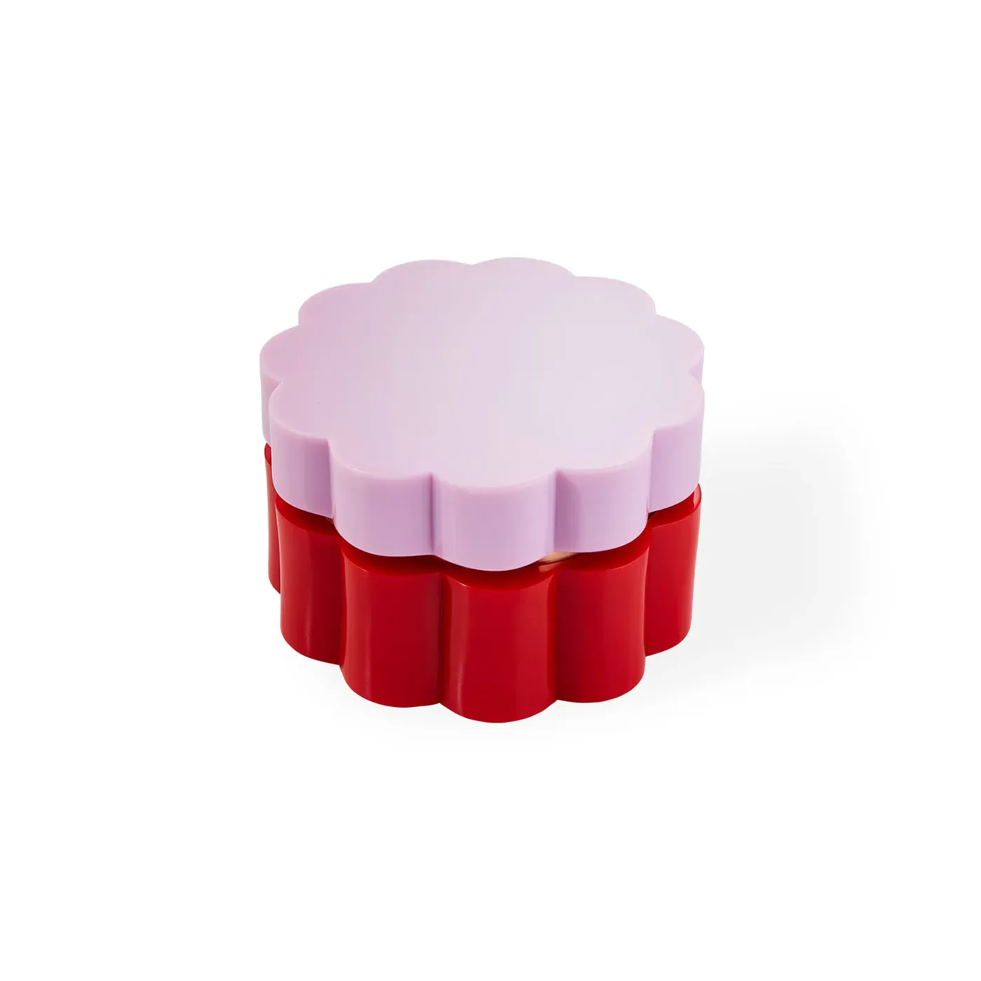 Fleur Small Decorative Box - Acrylic, Brass product