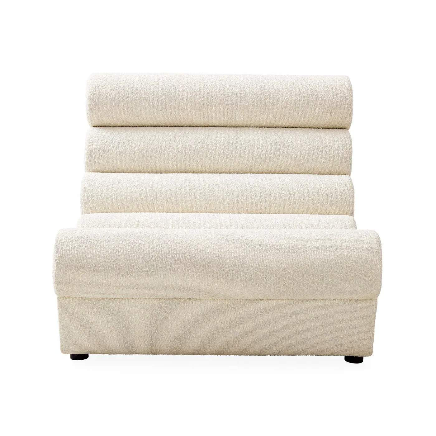 Futura Slipper Chair - Ivory, Bouclé product