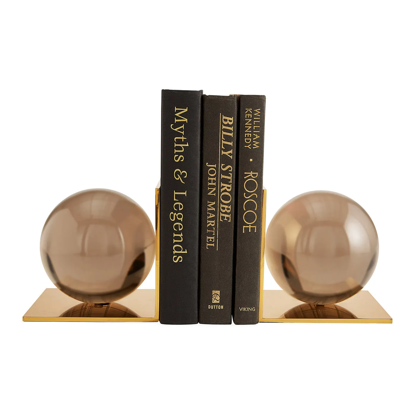 Globo Bookends - Brass, Acrylic product