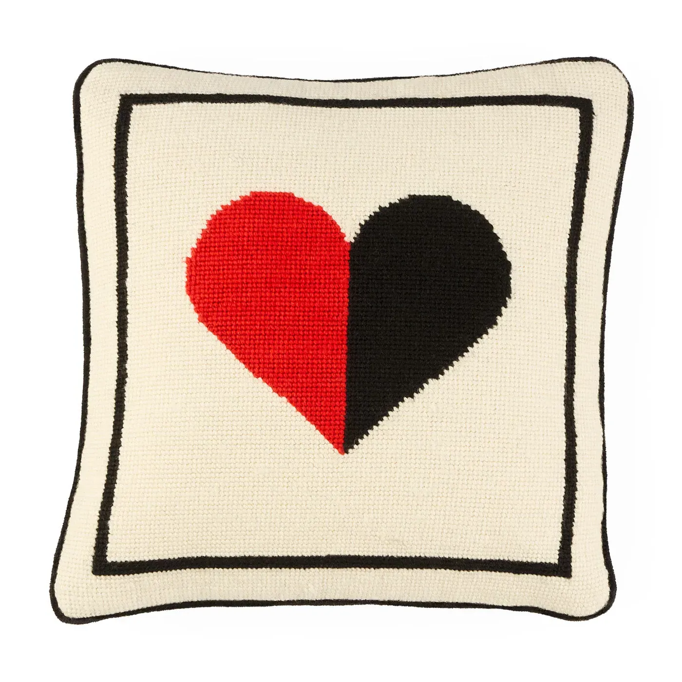 Hearts Needlepoint Cushion product