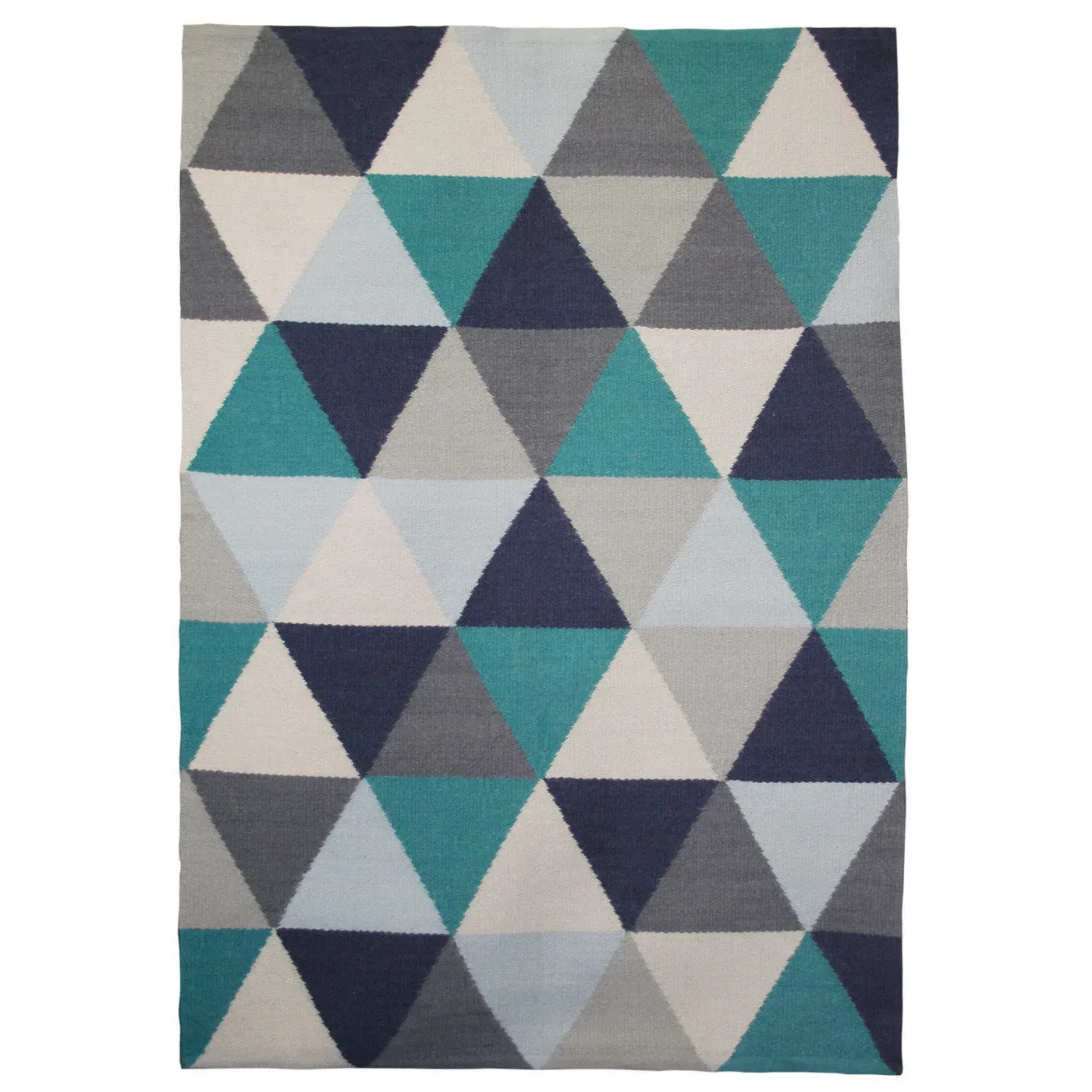 Helix Large Scale Flat Weave Rug - Reversible, Wool product