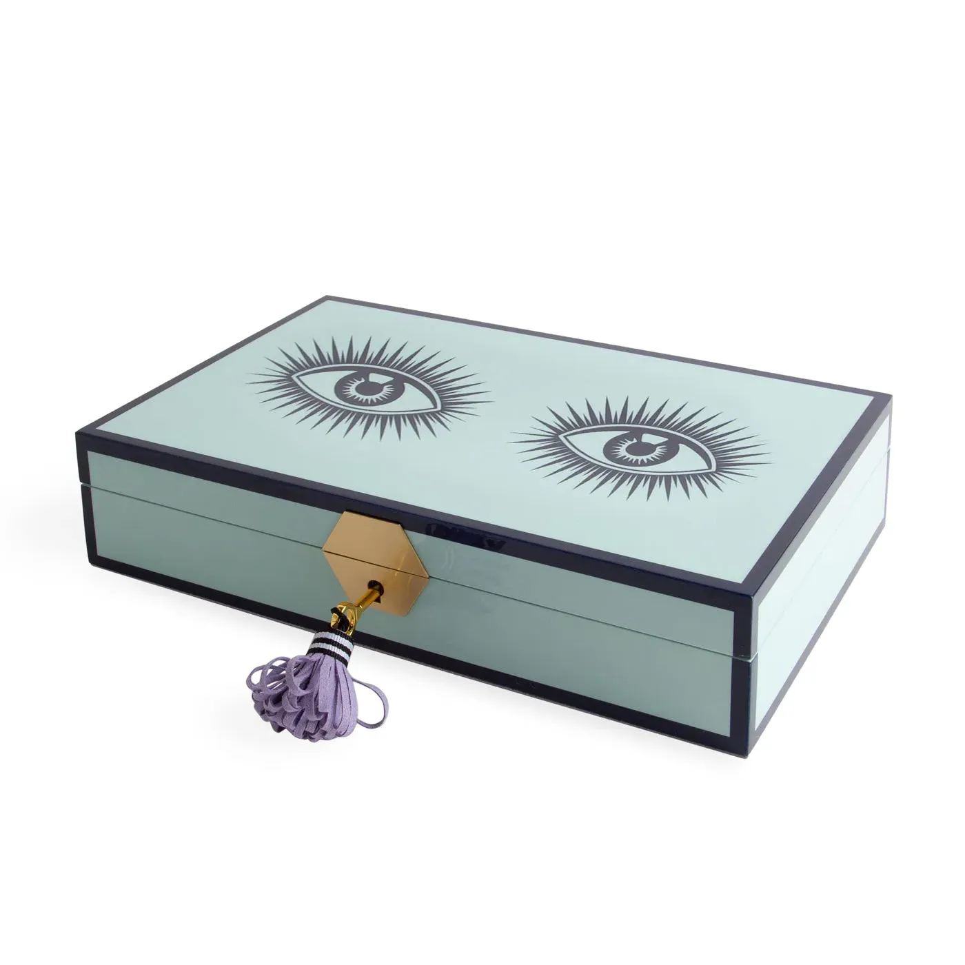 Le Wink Lacquer Jewelry Box - Blue product