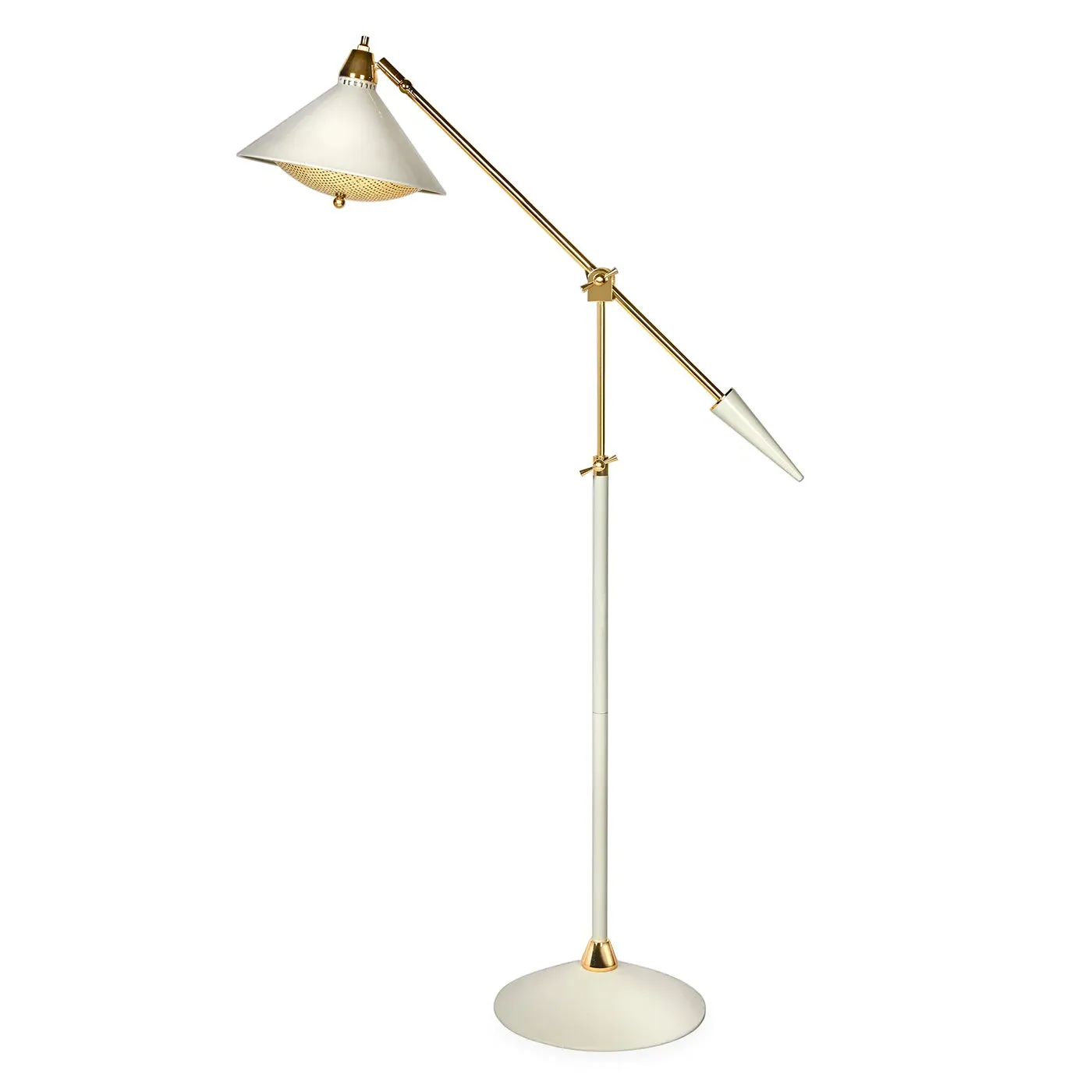 Maxime Task Floor Lamp - Brass, Lacquered product