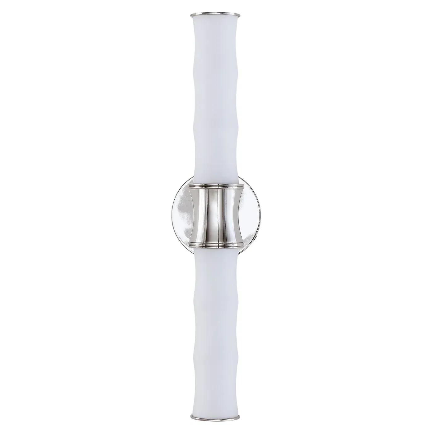 Meurice End-on-End Sconce - White, Glass product