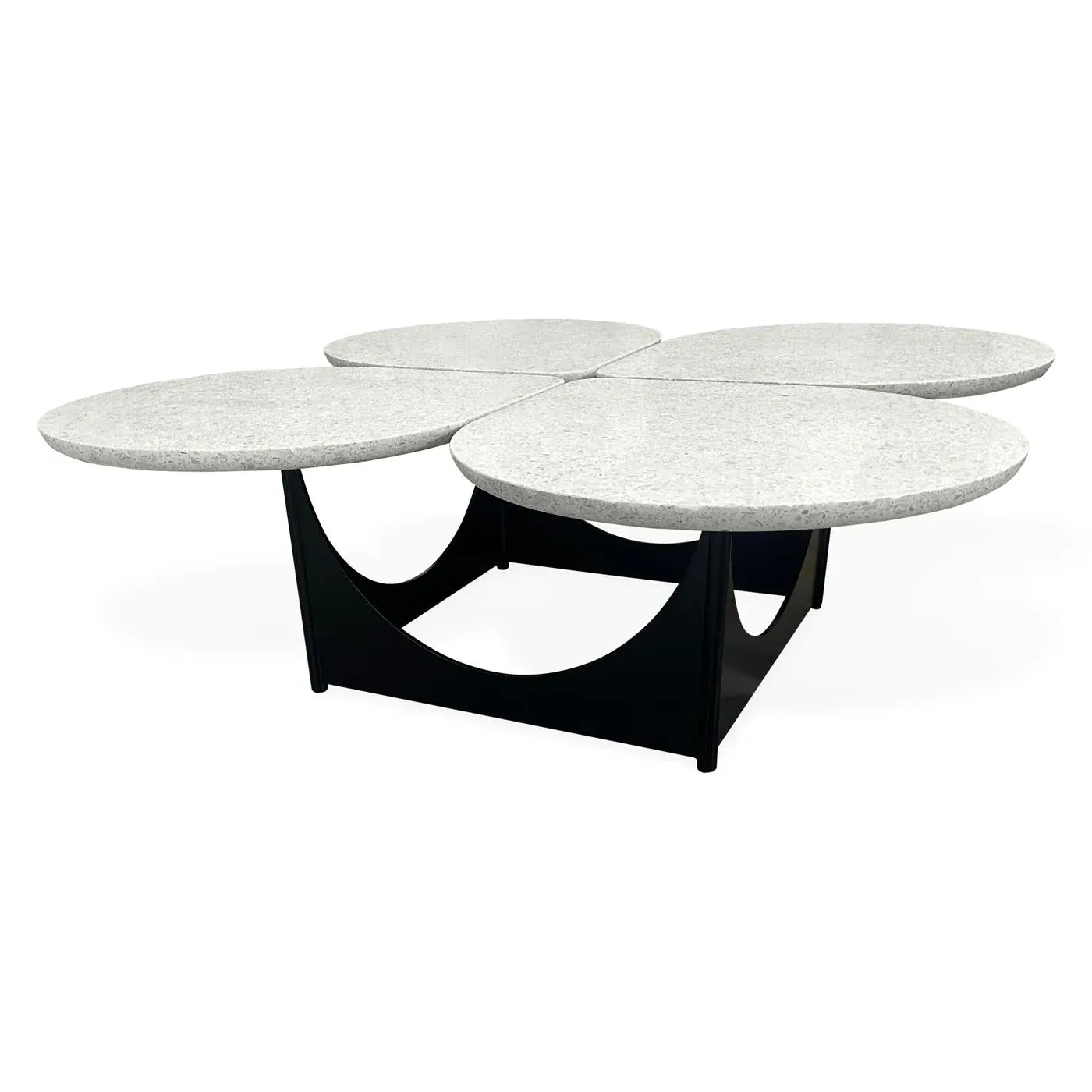 Milano Quatrefoil Cocktail Table - Terrazzo, Steel product