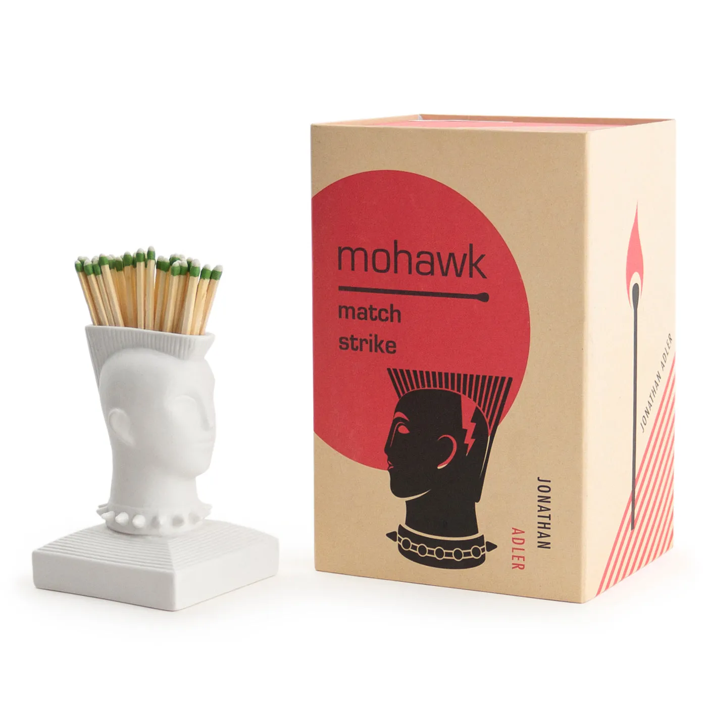 Mohawk Match Strike - White, Porcelain Bisque product