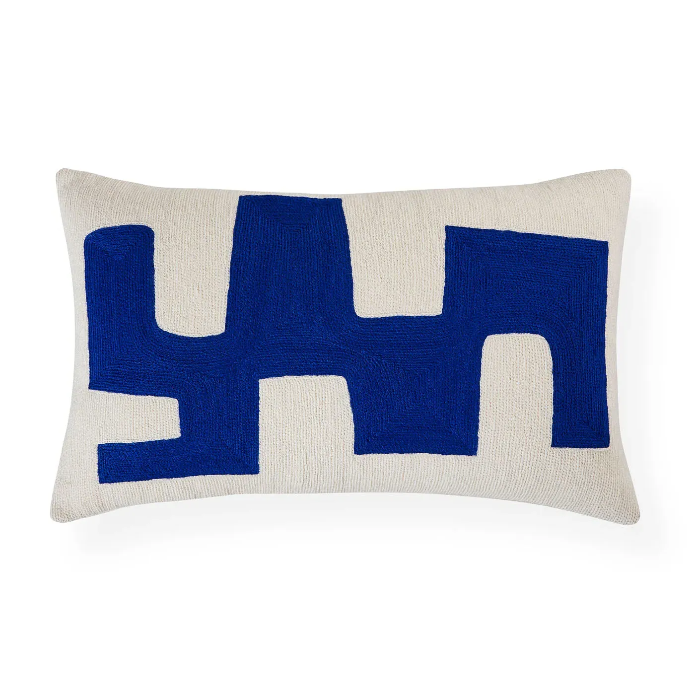 Ojai Blocks Hand Chain-Stitched Cushion product