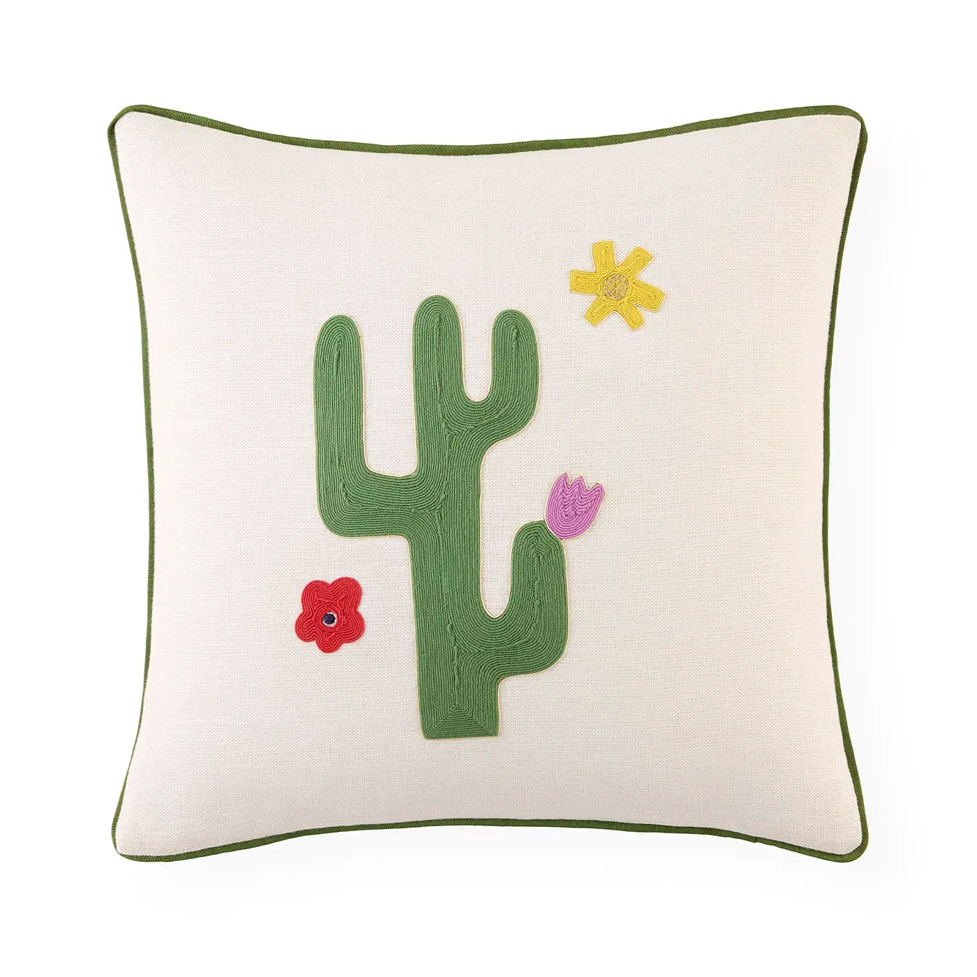 Playa Cactus Cushion - Linen product