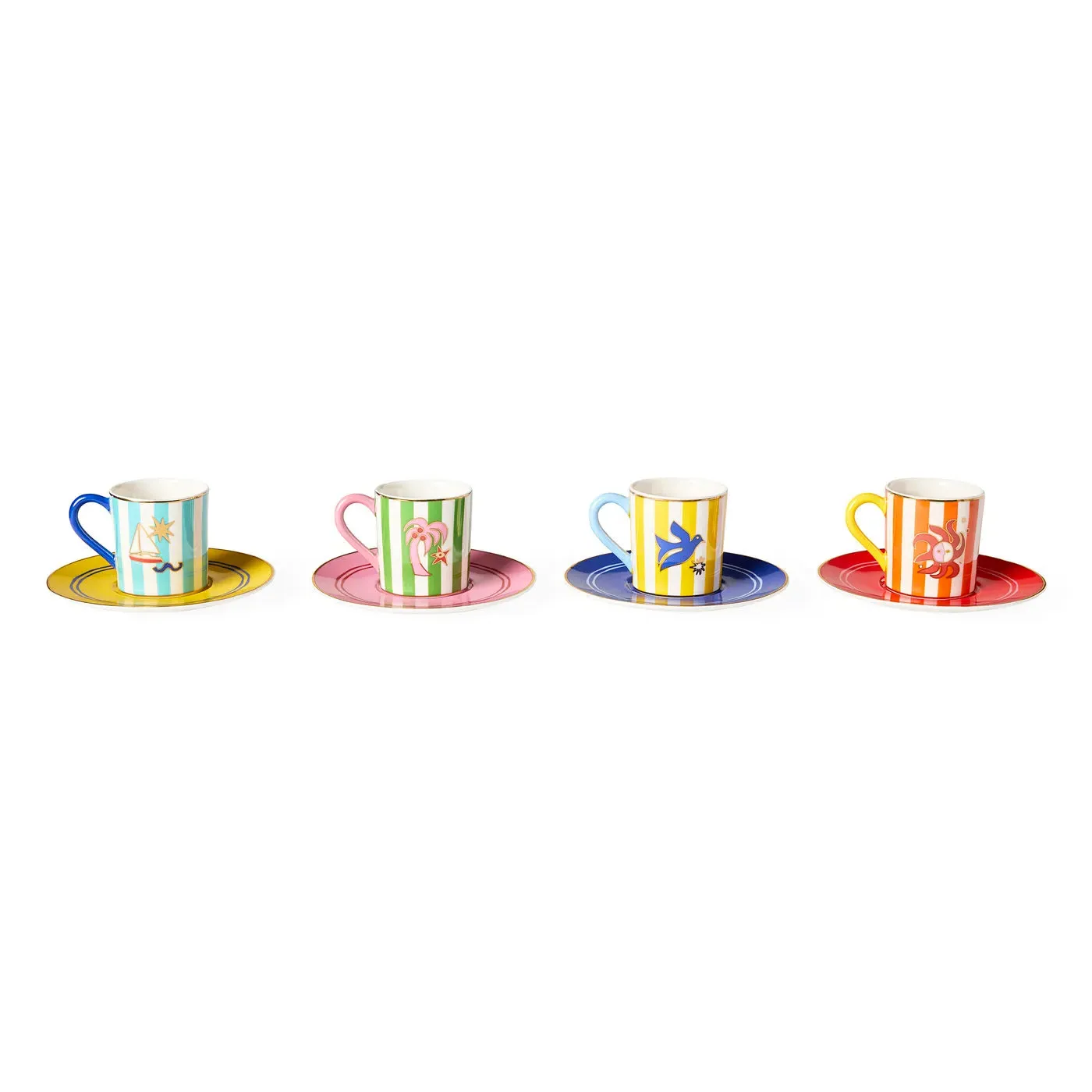 Playa Espresso Cup Set - Porcelain by Jonathan Adler