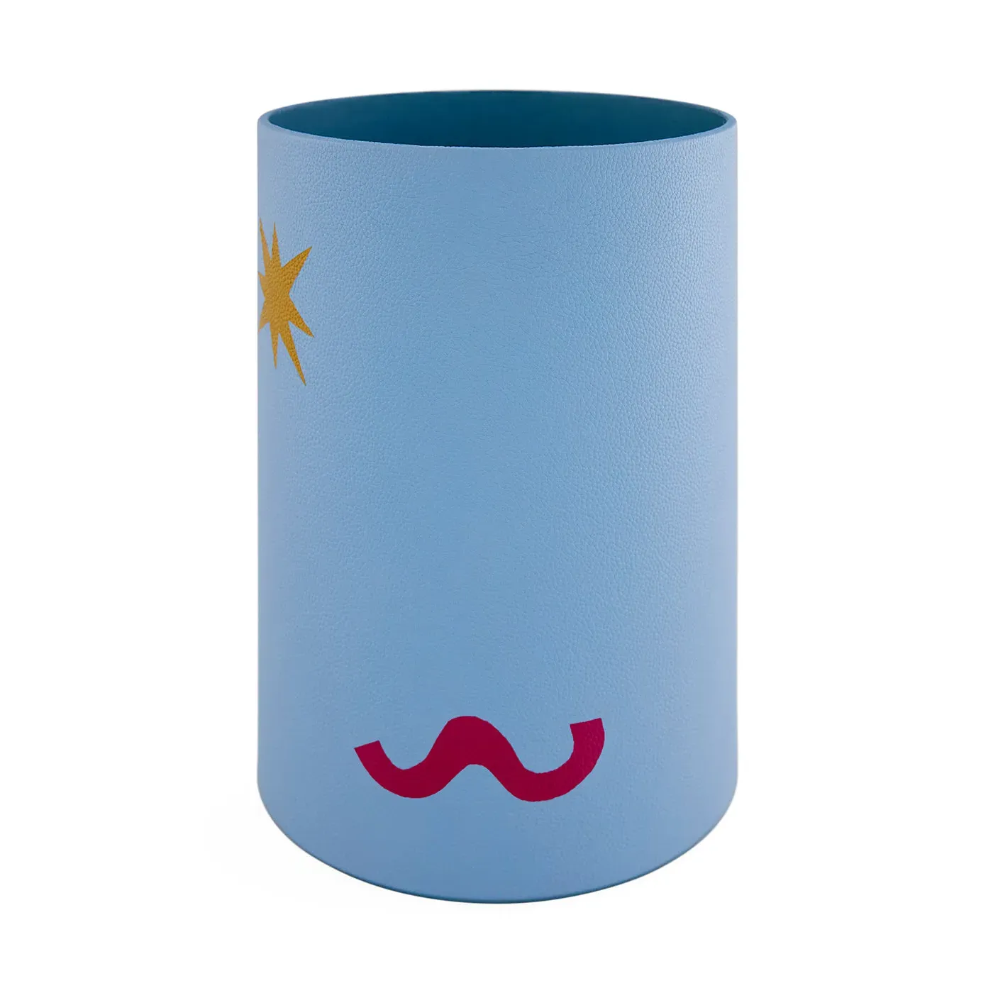 Playa Leather Waste Basket product
