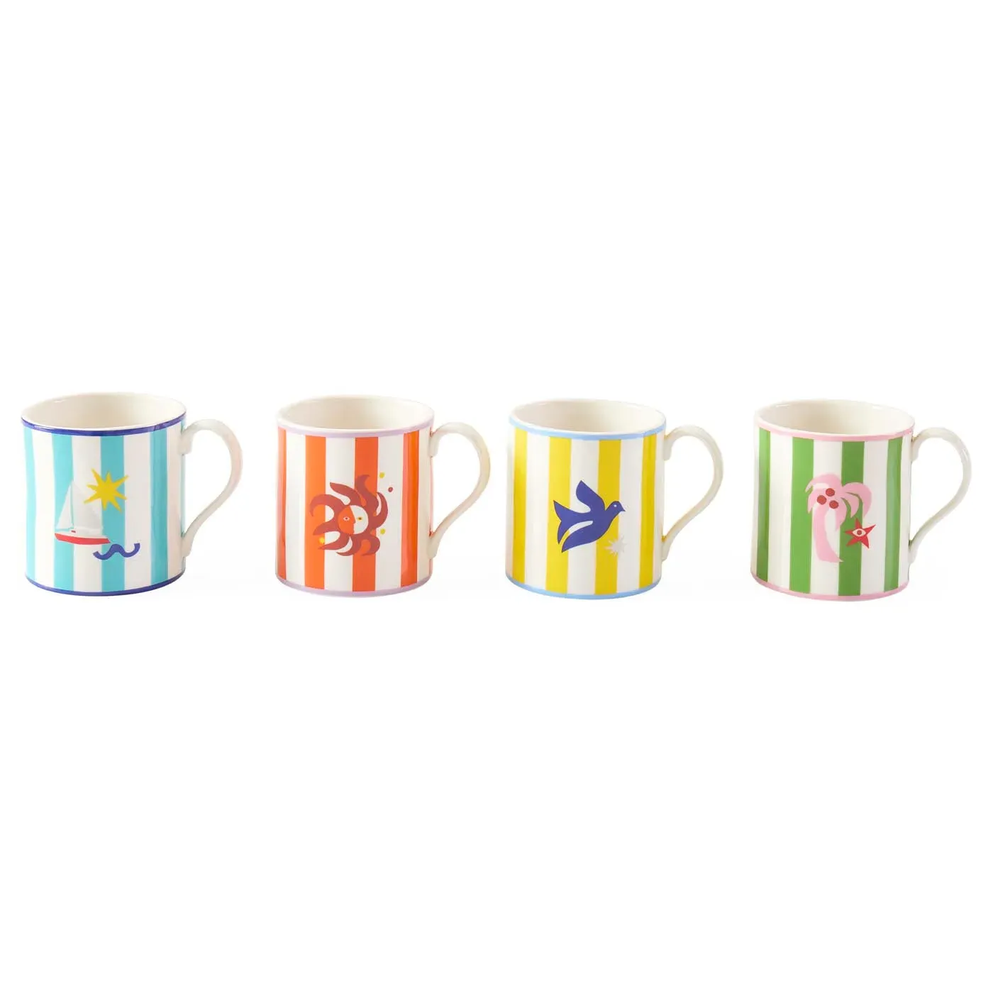 Playa Mug Set of Four - Porcelain product