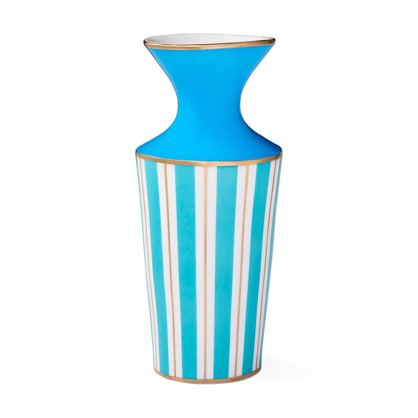 Portofino Cuff Vase - Striped, Porcelain product