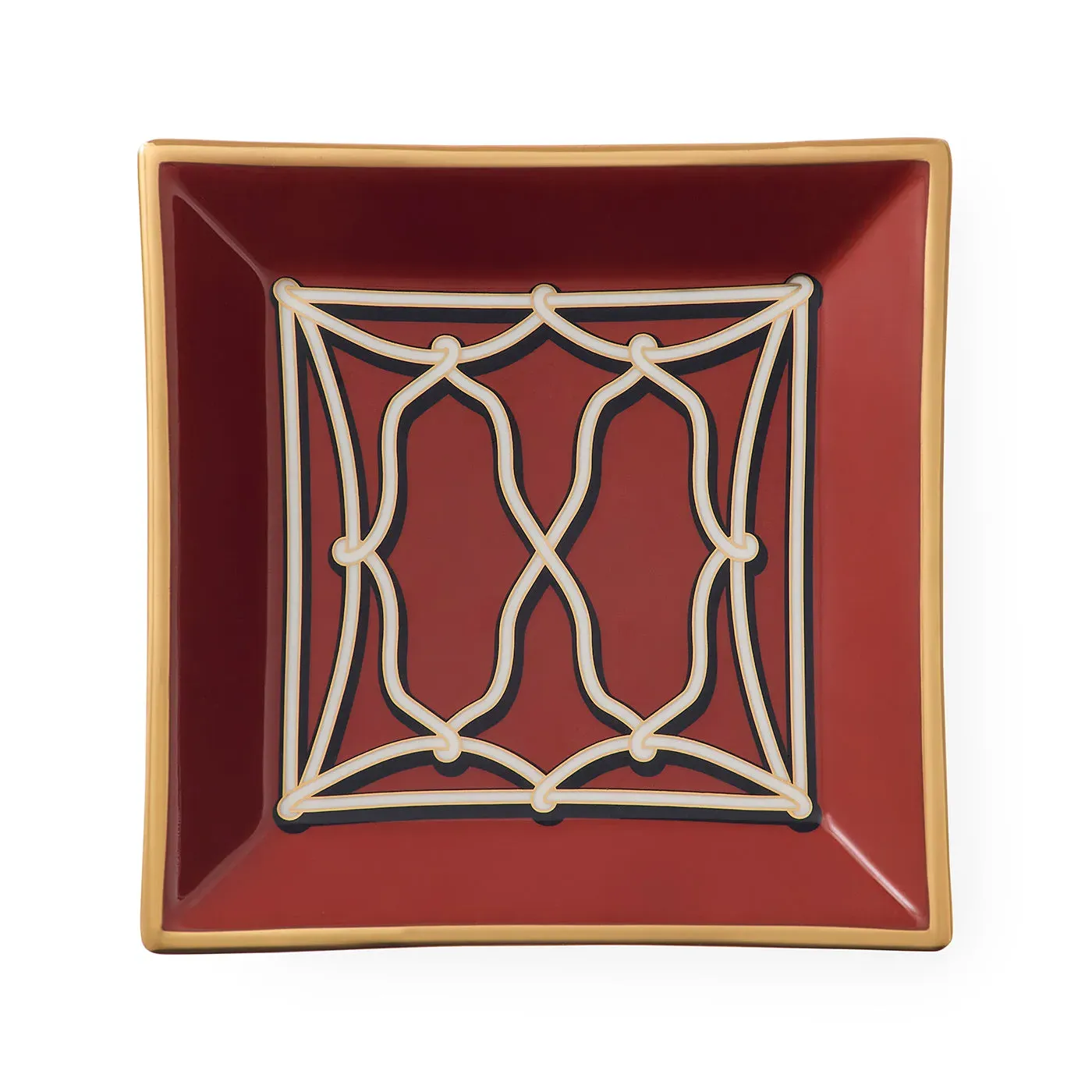 Rita Square Tray - Porcelain by Jonathan Adler
