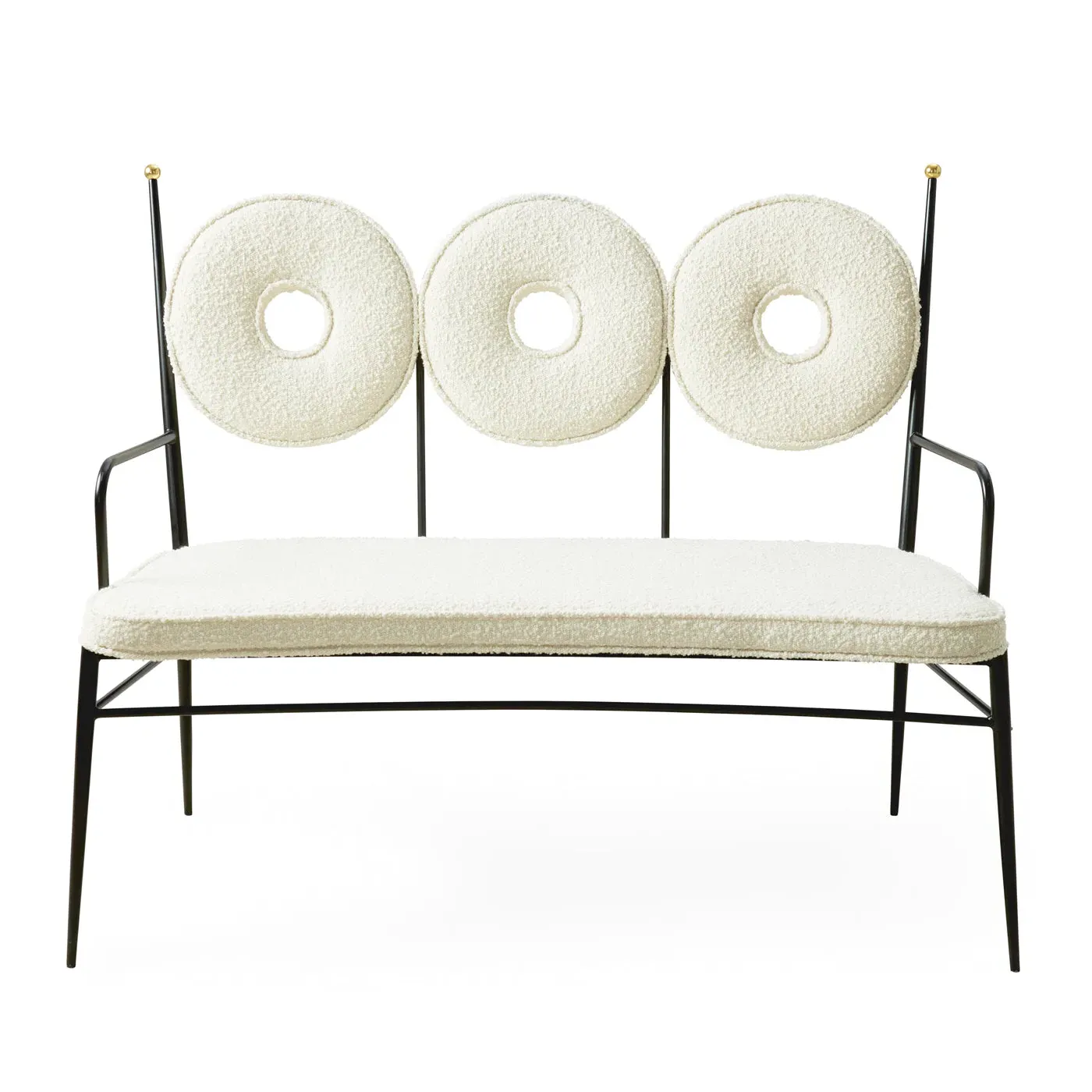 Rondo Bench - Oatmeal, Bouclé product