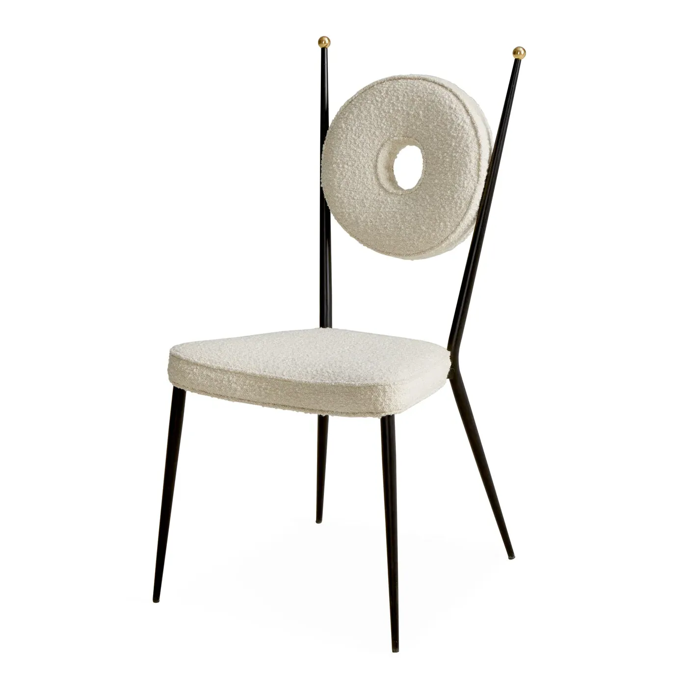 Rondo Dining Chair - Oatmeal, Bouclé product