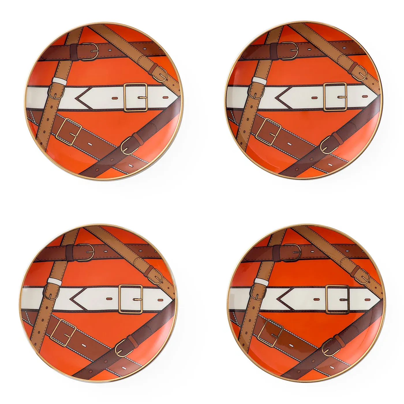 Saville Porcelain Coasters by Jonathan Adler