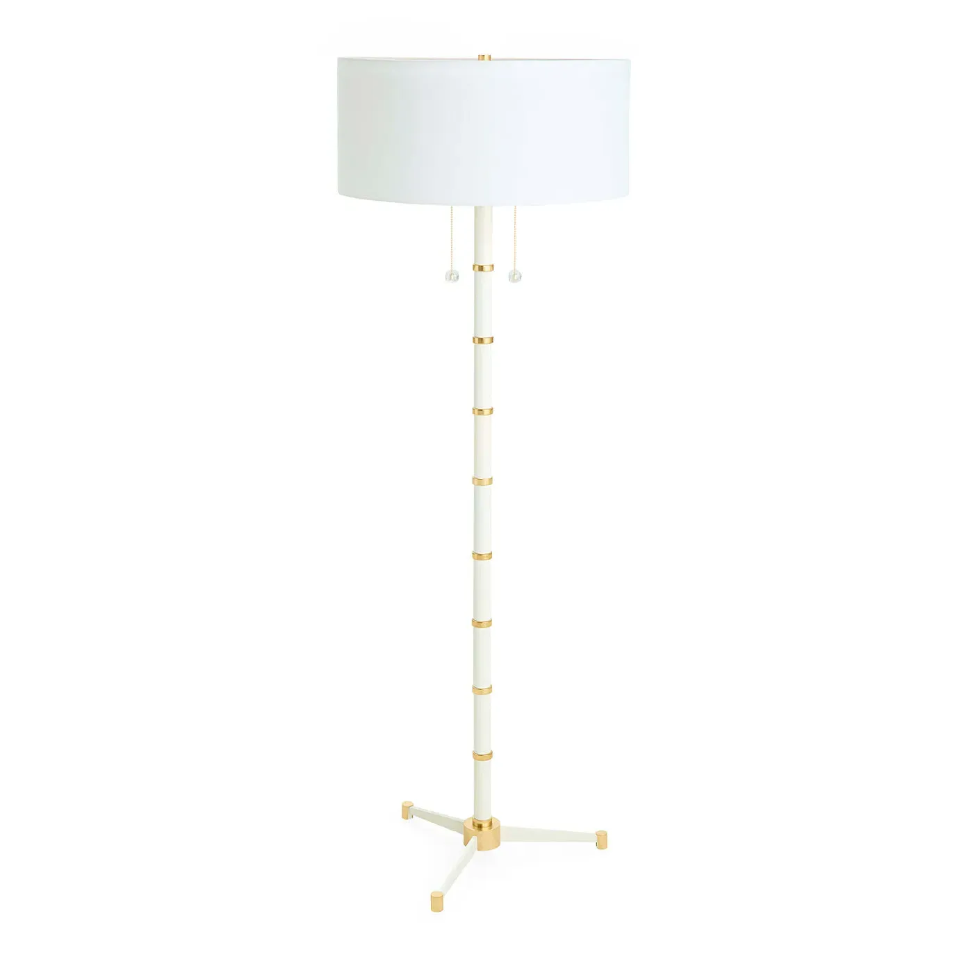 Scala Floor Lamp - White, Brass product