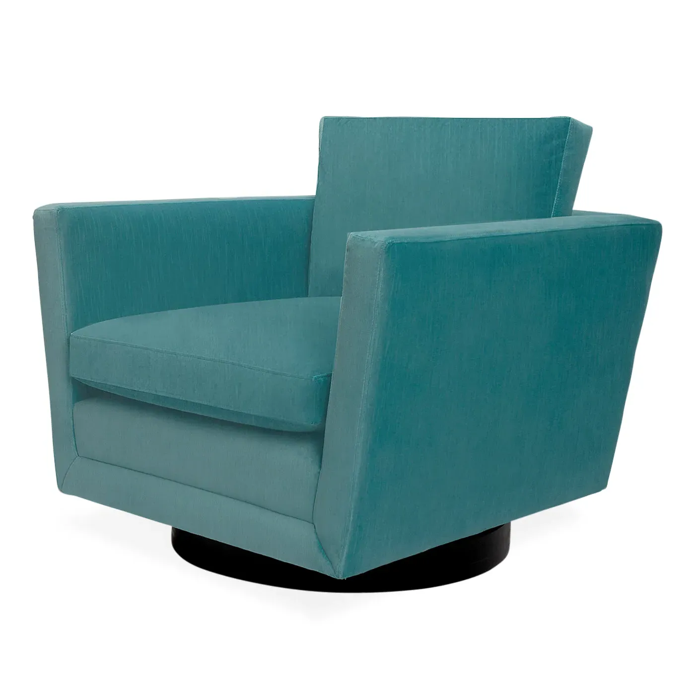 Sebastian Swivel Chair - Round Wooden Base product