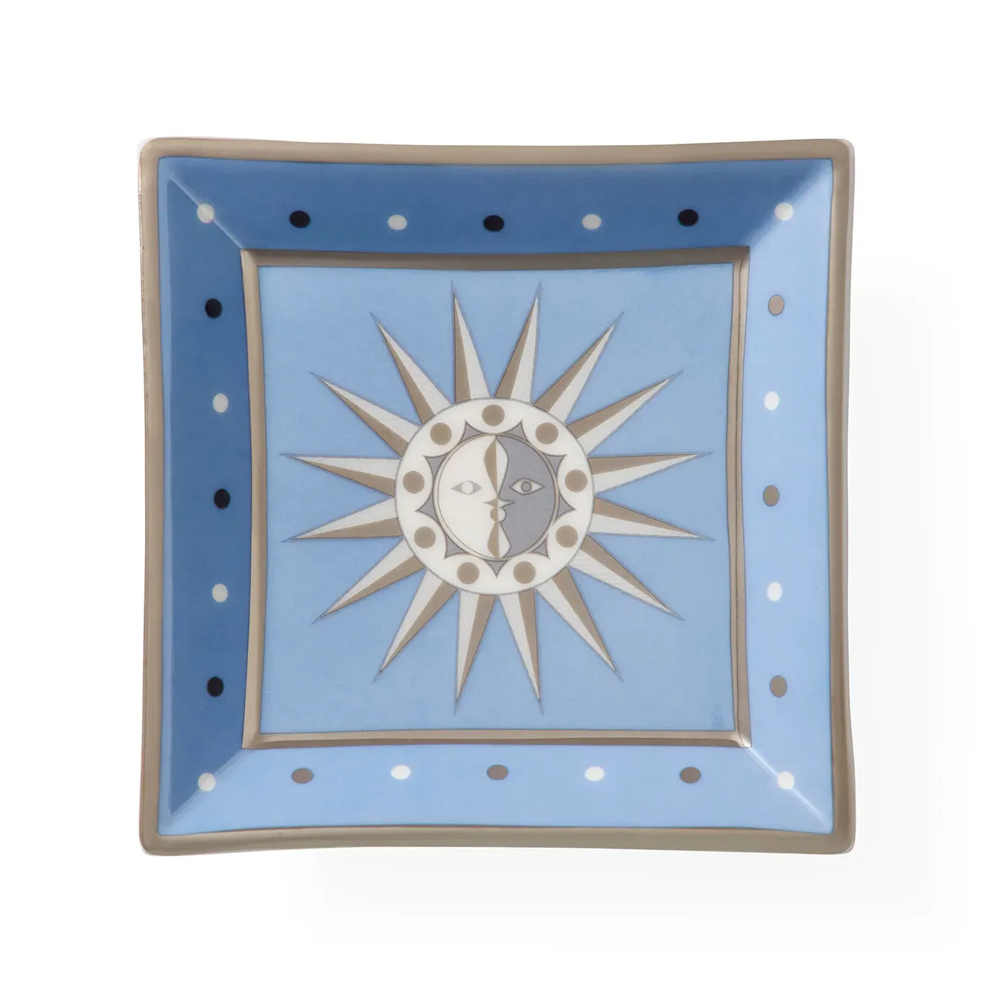 Soleil Square Tray - Porcelain by Jonathan Adler