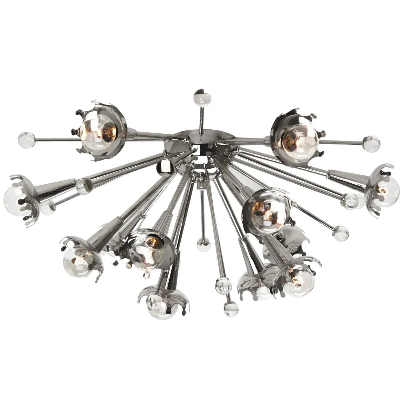 Sputnik Flush Mount - Antiqued Brass product