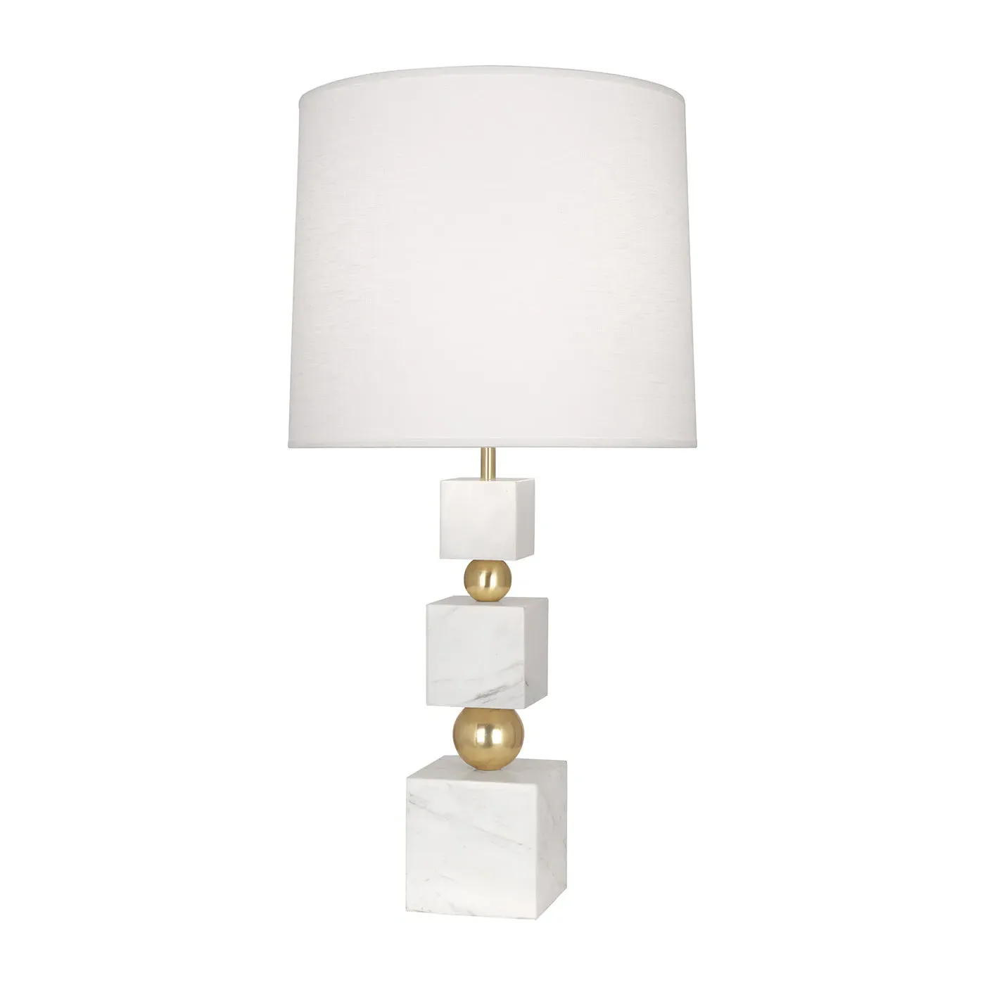 Totem Table Lamp - Black Marble, Brass product