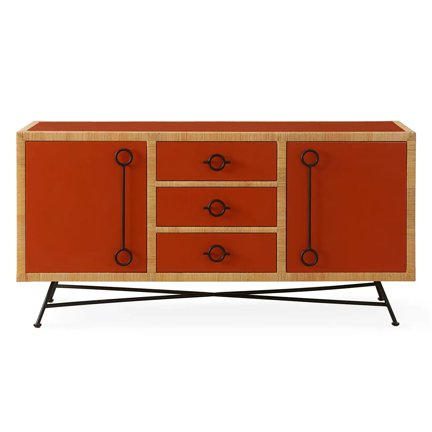 Wellington Credenza - Orange, Rattan product