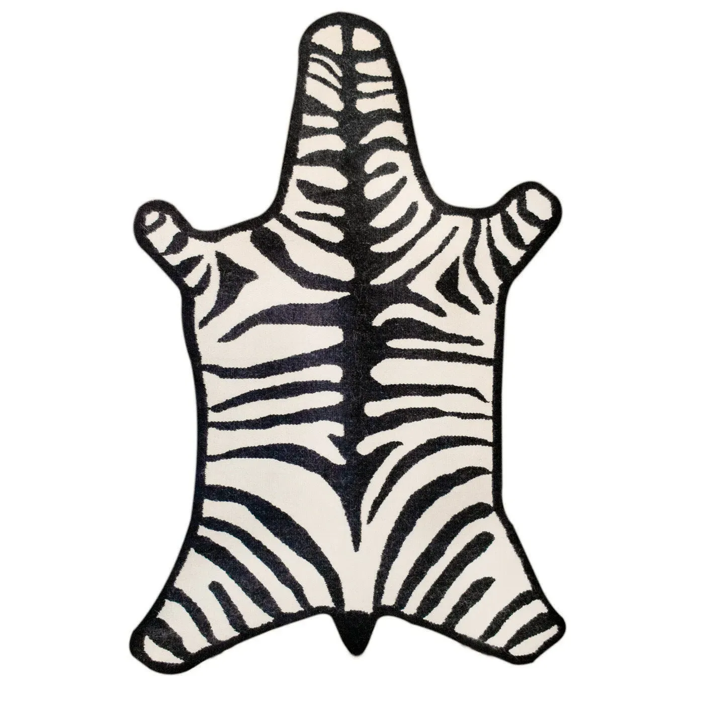 Zebra Flatweave Rug - Wool product
