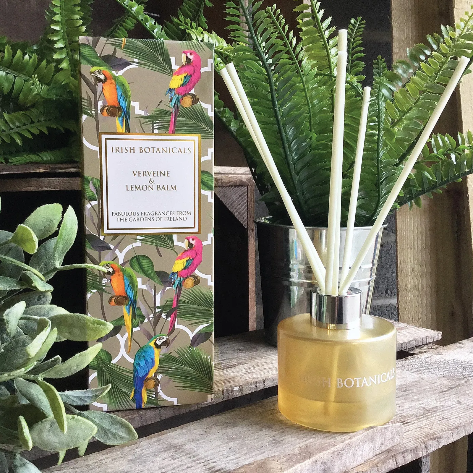 120ml Reed Diffuser Verveine Lemon Balm - Gold