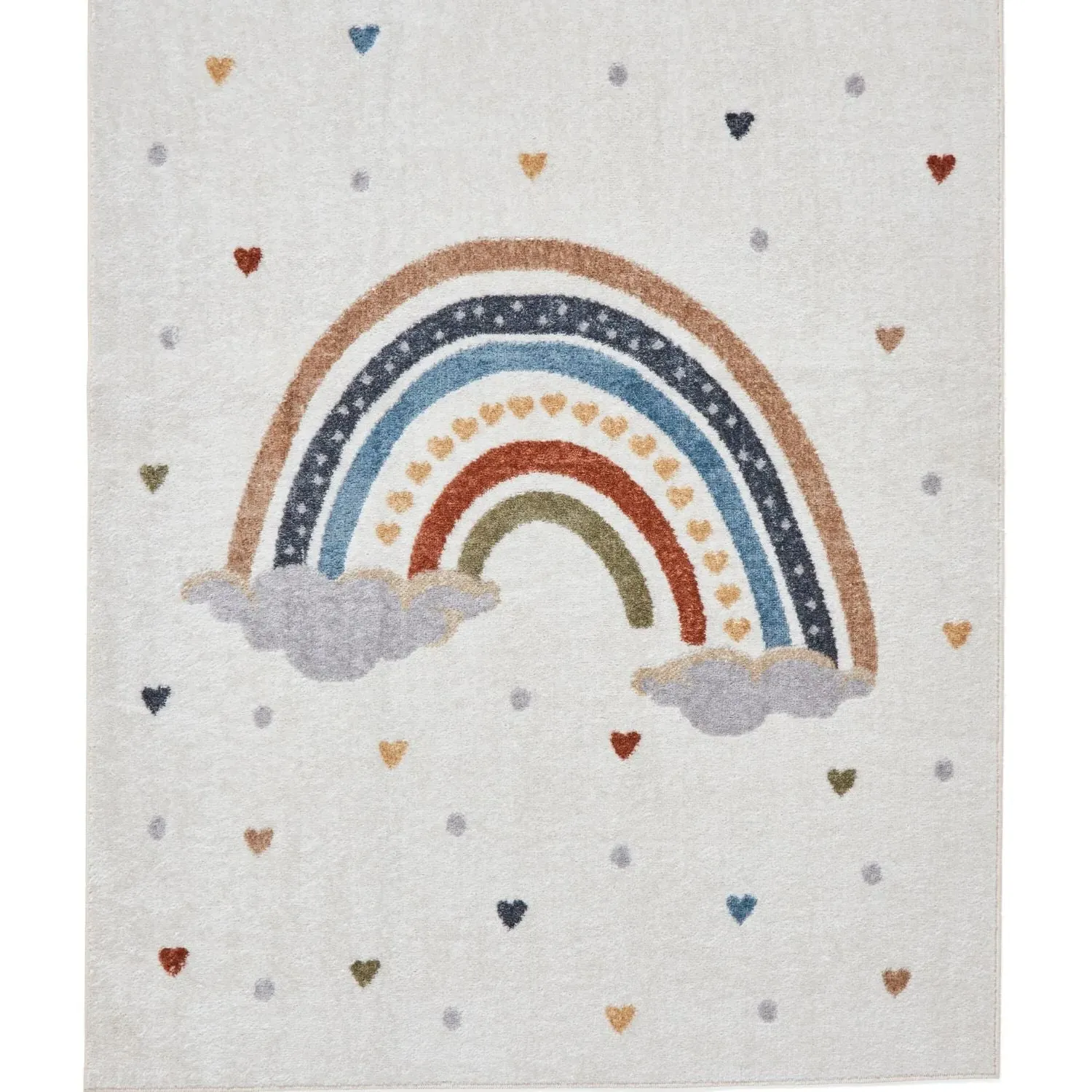 120x170 Rainbow Recycled Rug - Multi, Polypropylene