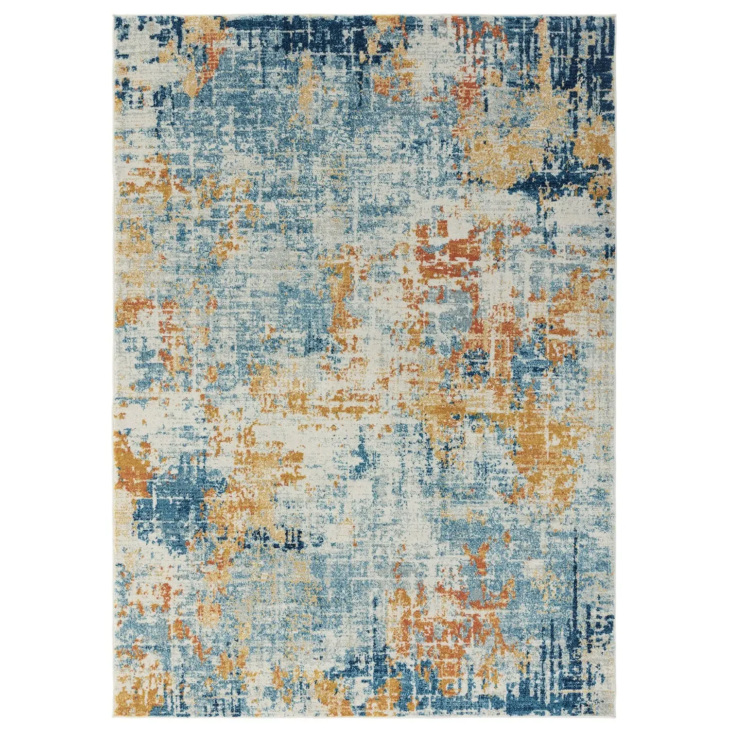 120x170cm Illusion Rug - Blue, Polypropylene image