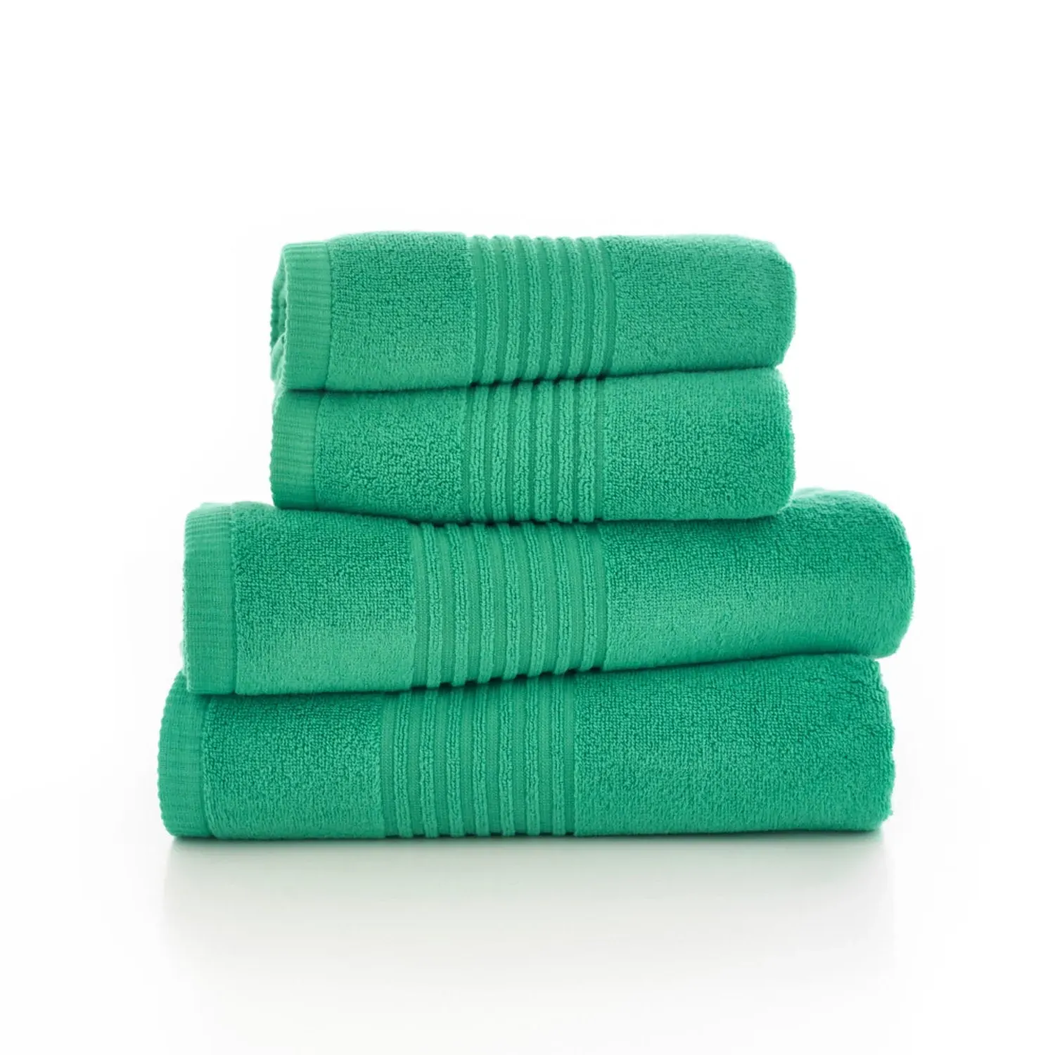 2-Pack Face Cloth Set - Green, Cotton image