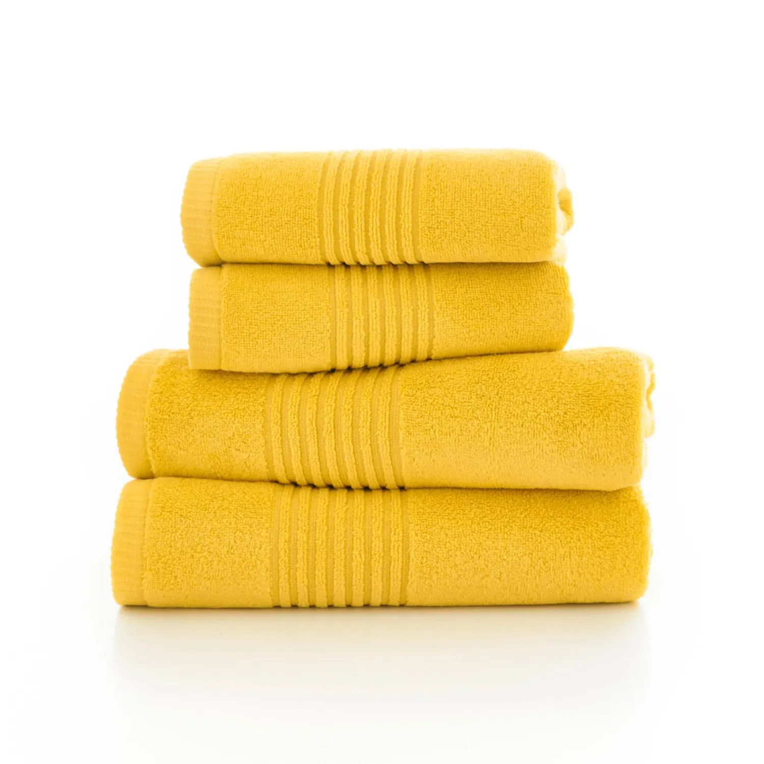 2-Pack Face Cloth Set - Yellow, Cotton image