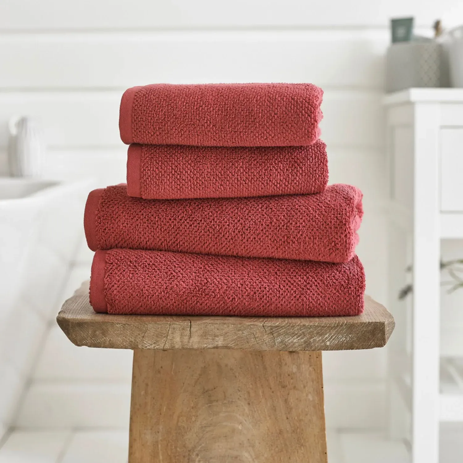 2-Pack Face Cloth Towels Quick Dry - Pink, Cotton