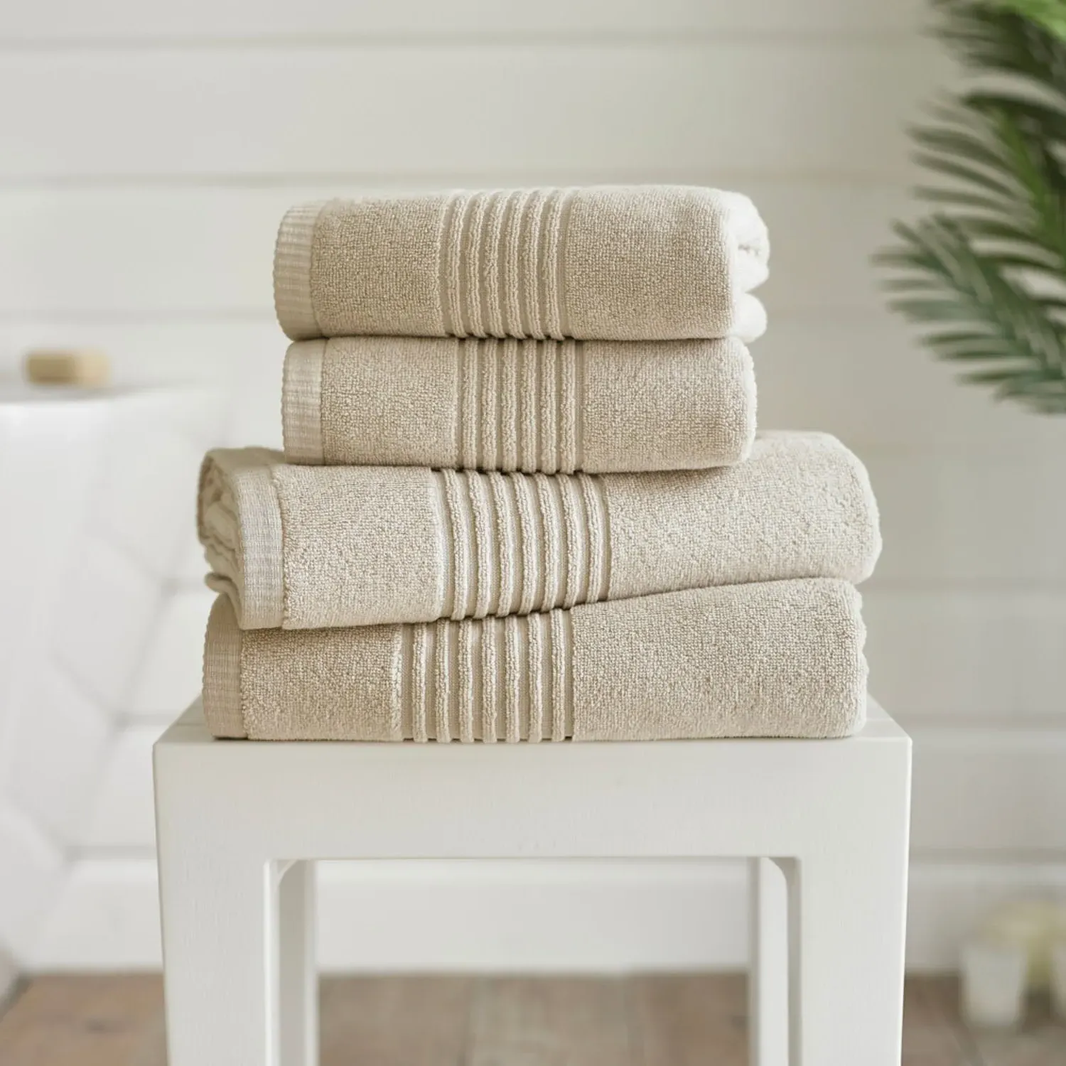2-Pack Face Cloth Towels Quick Dry - Stone, Cotton