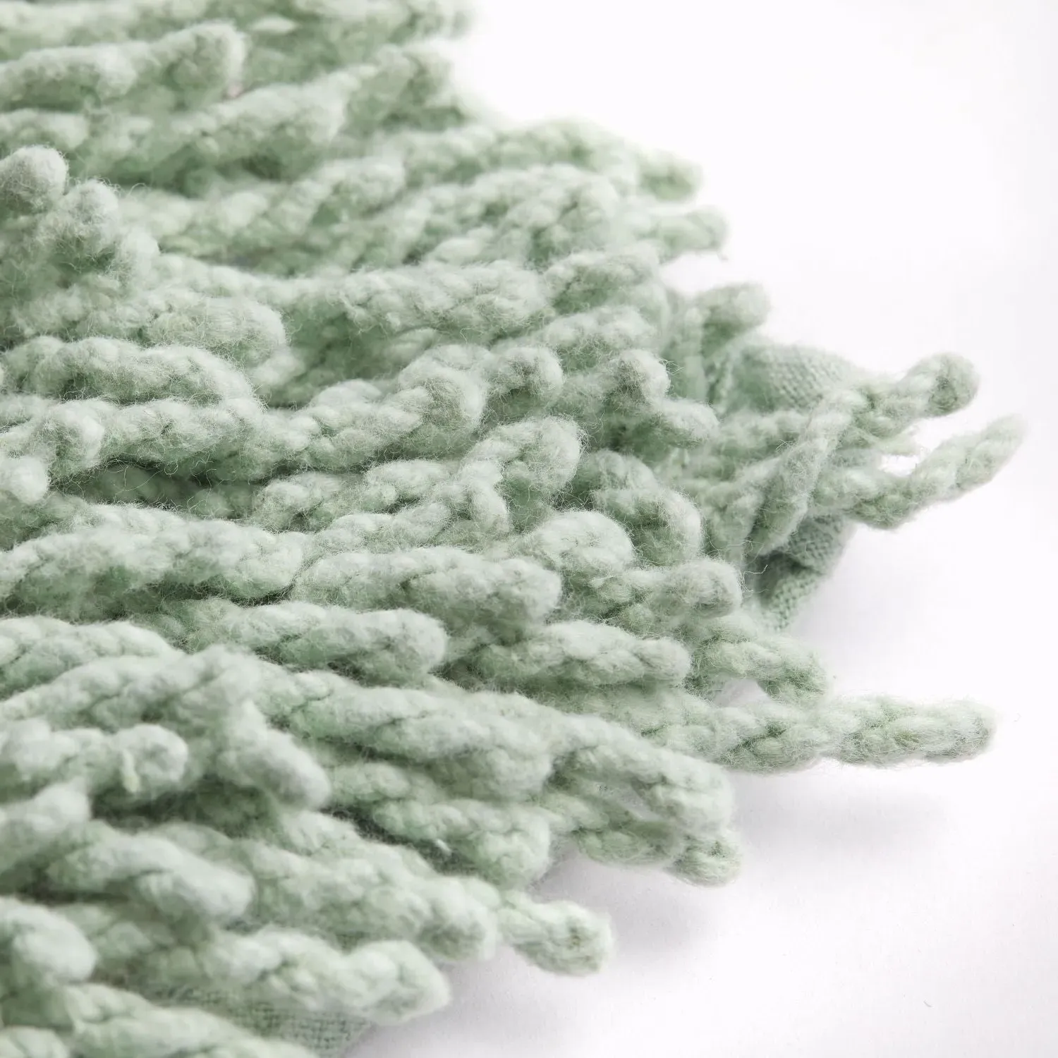 2-Piece Bath Mat Set Non-Slip - Green, Cotton