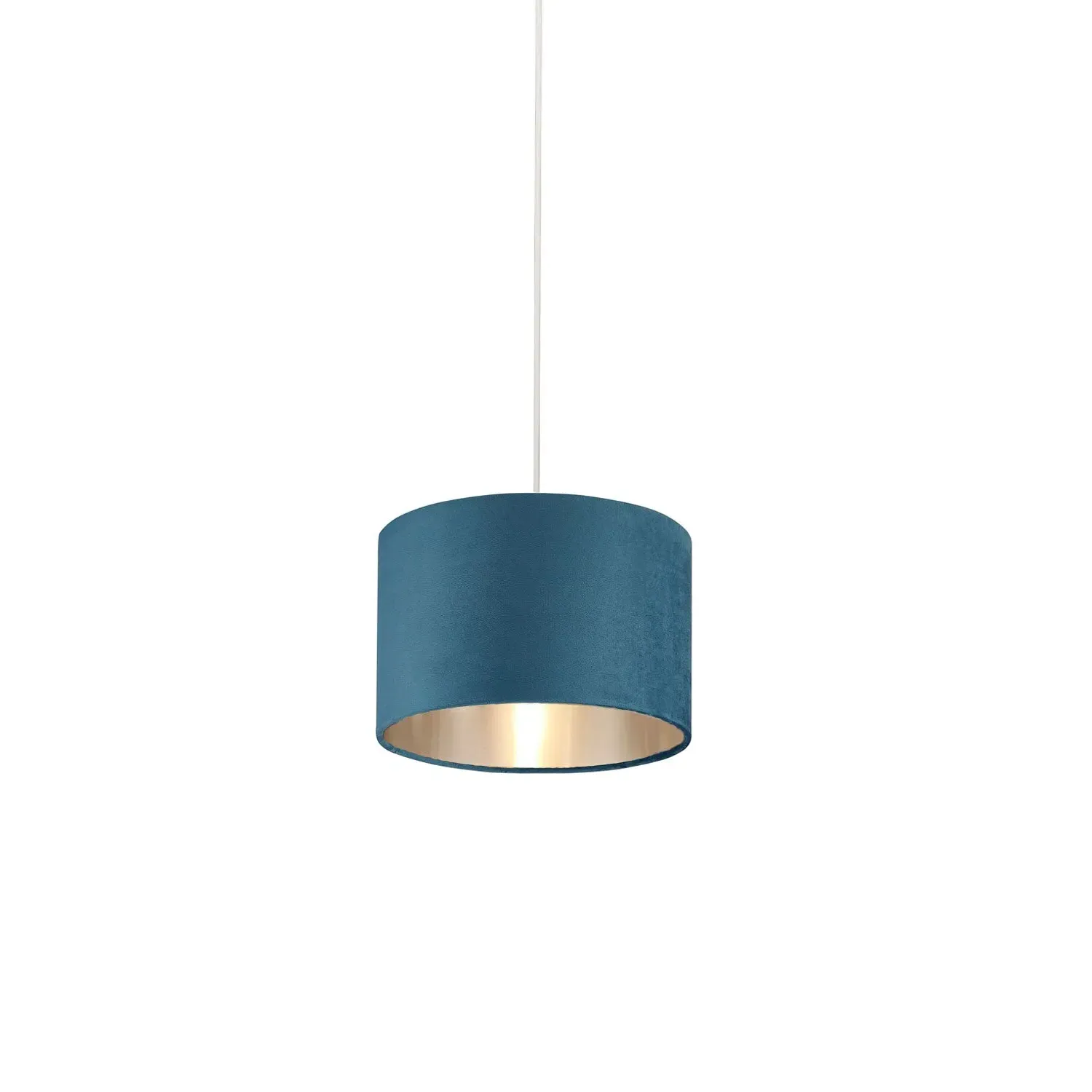 27cm Light Shade - Teal, Velvet