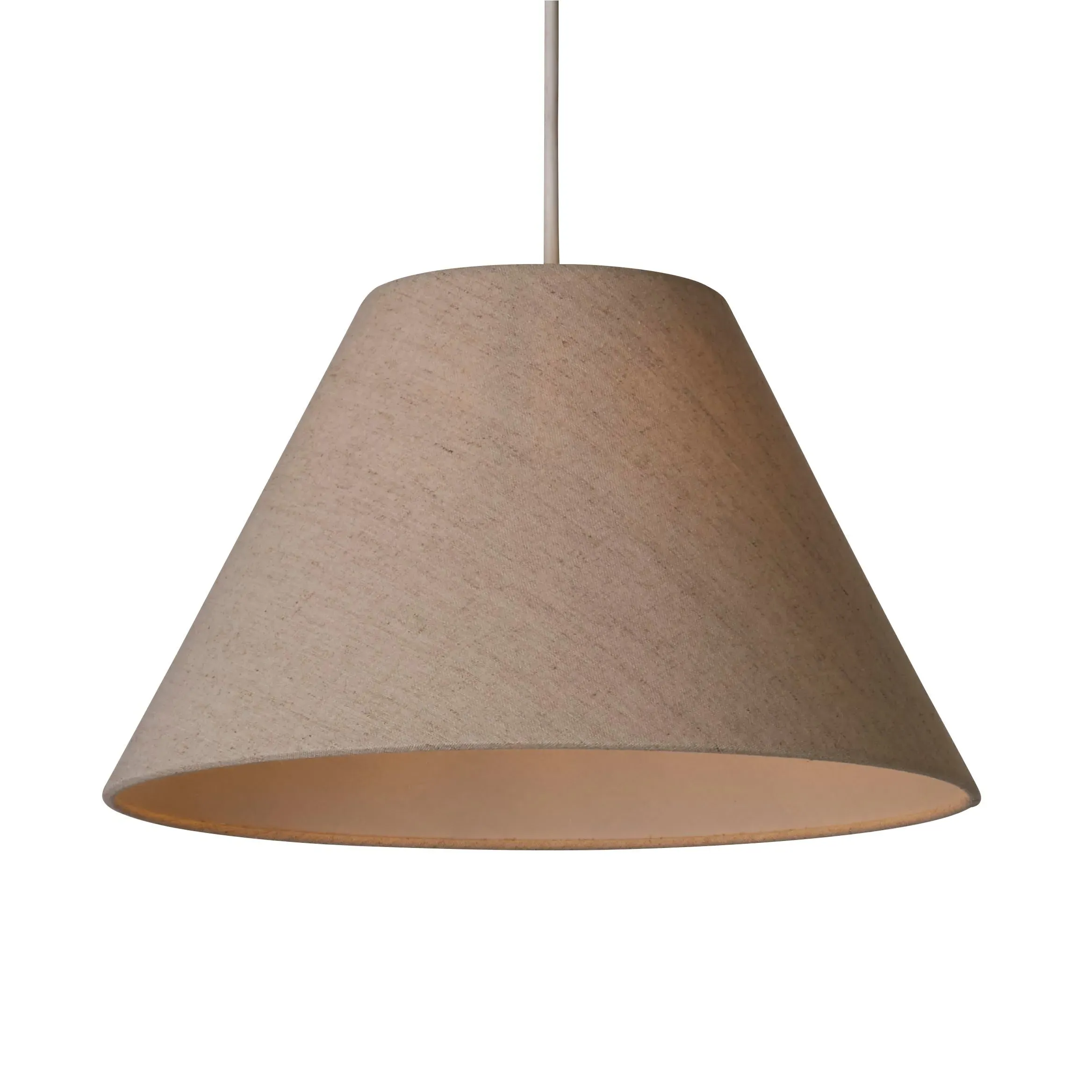 28cm Coolie Light Shade - Natural, Linen