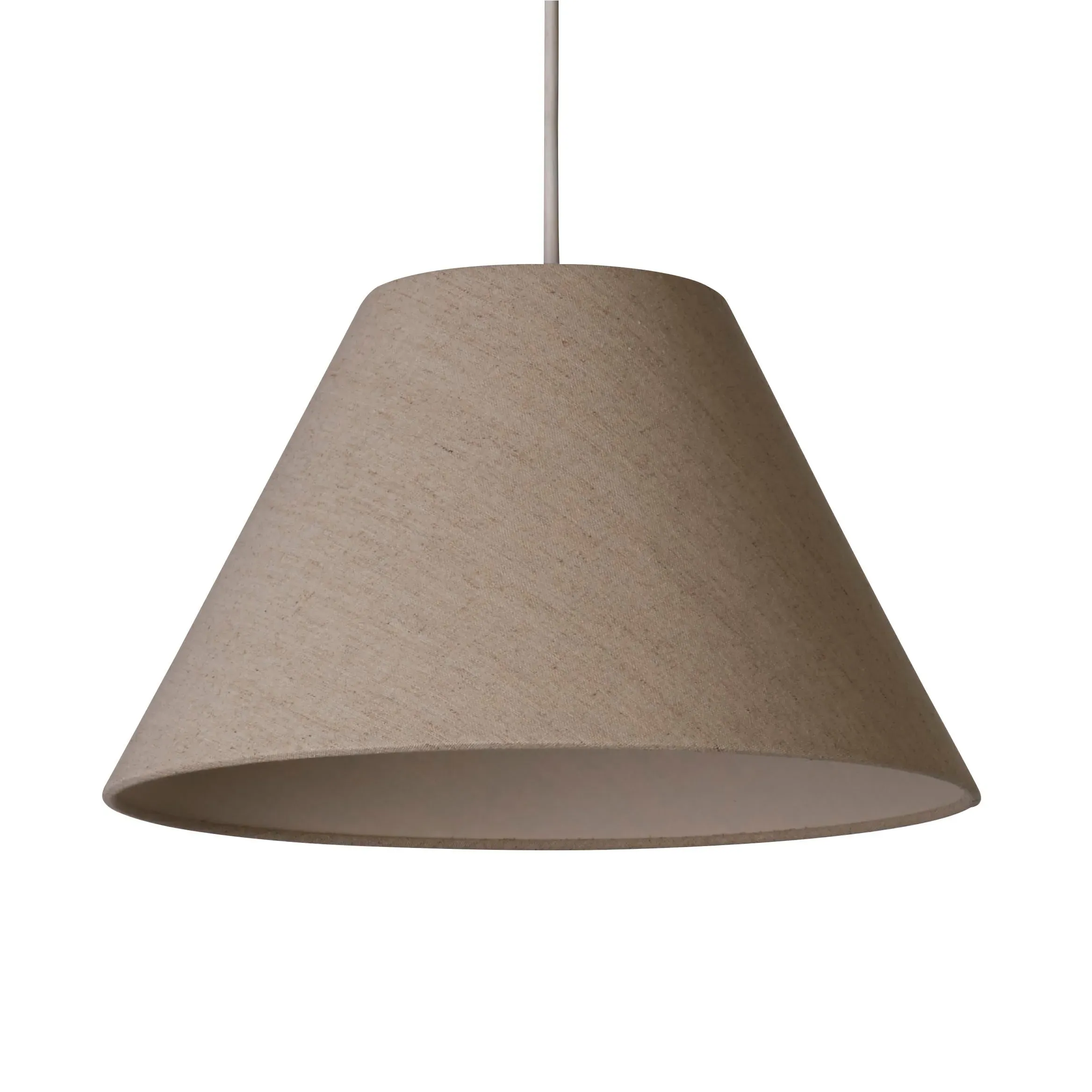 28cm Coolie Light Shade - Natural, Linen