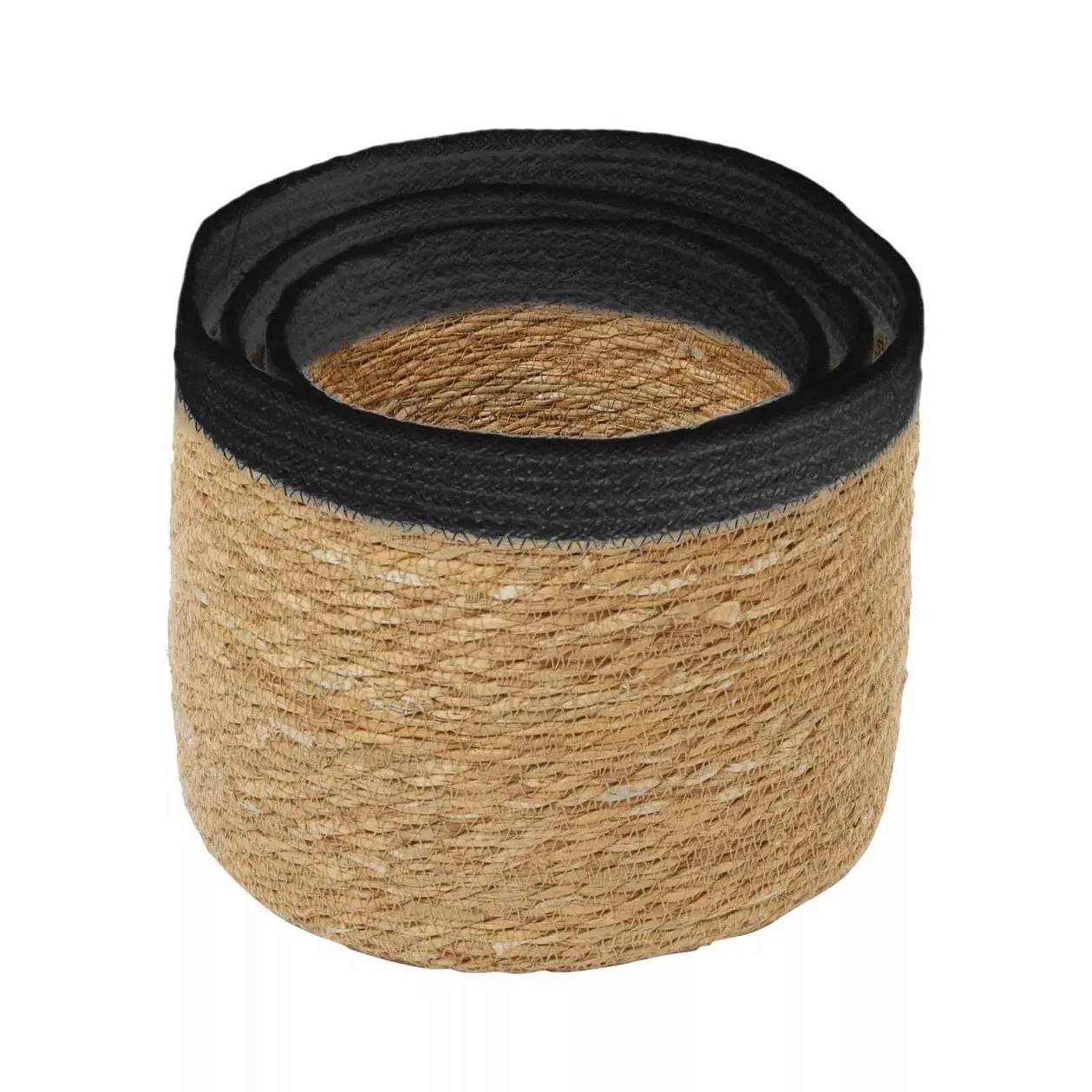 3-Piece Storage Basket Set - Natural, Seagrass