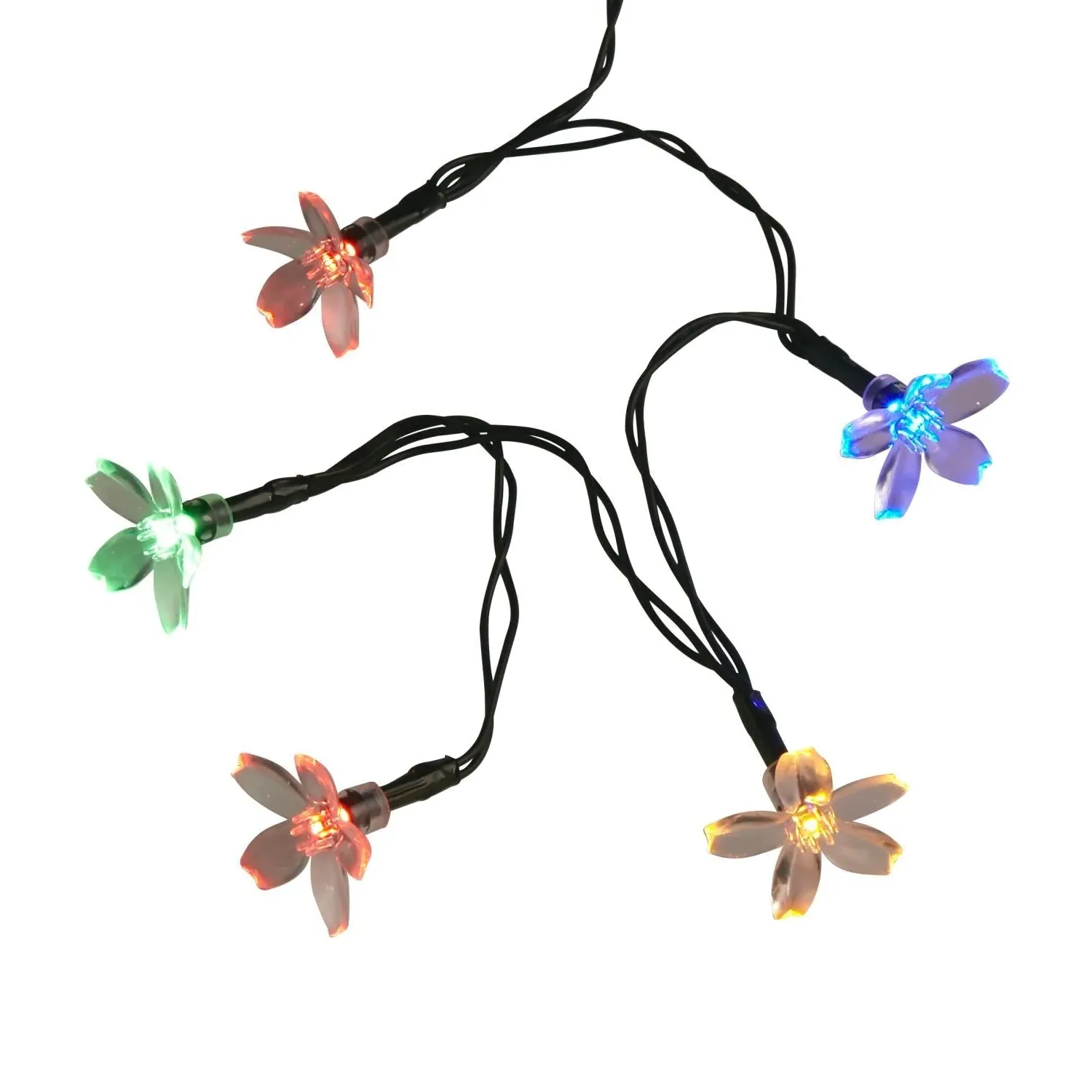 30 Flower Head Battery String Lights - Multi product