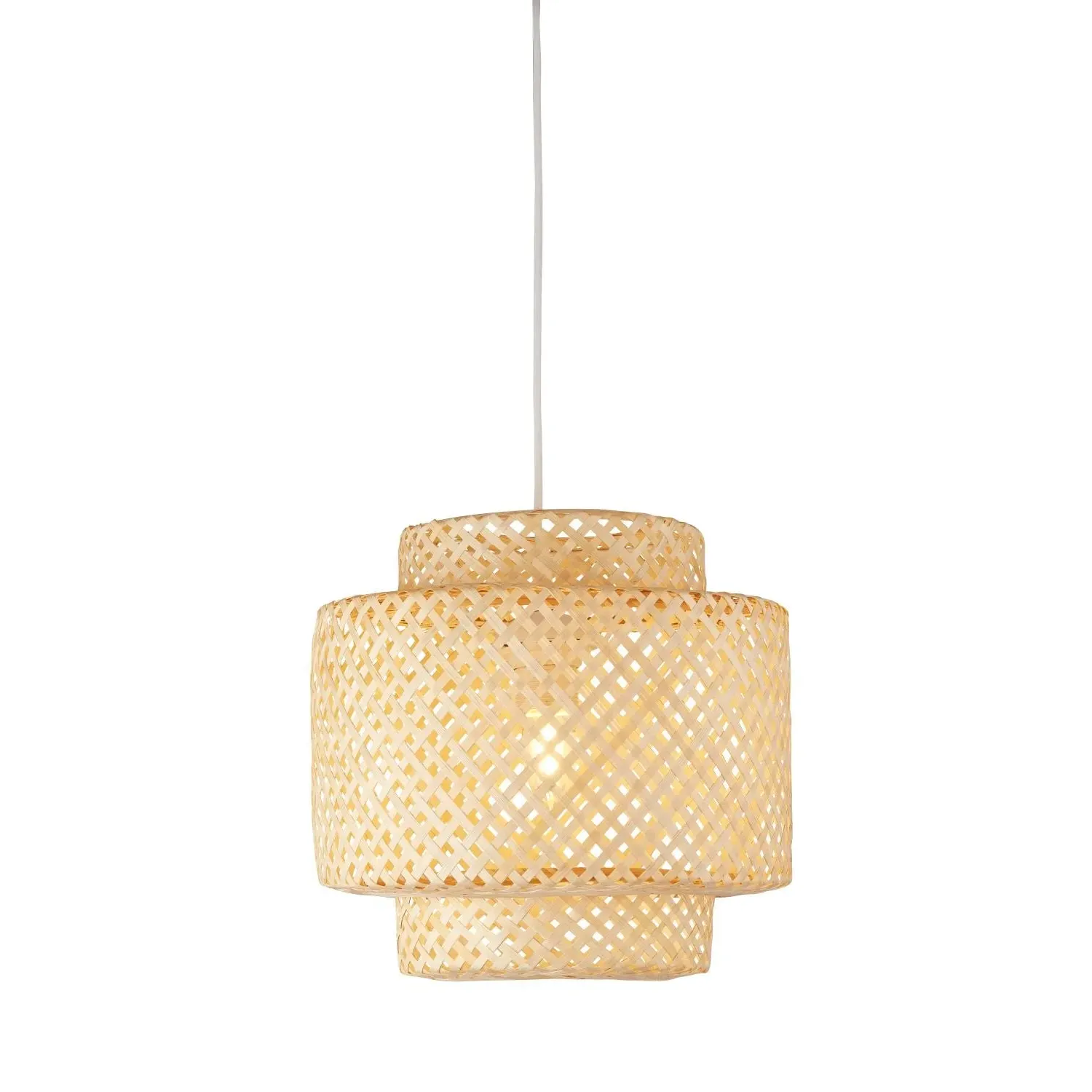 30cm Light Shade - Natural, Bamboo