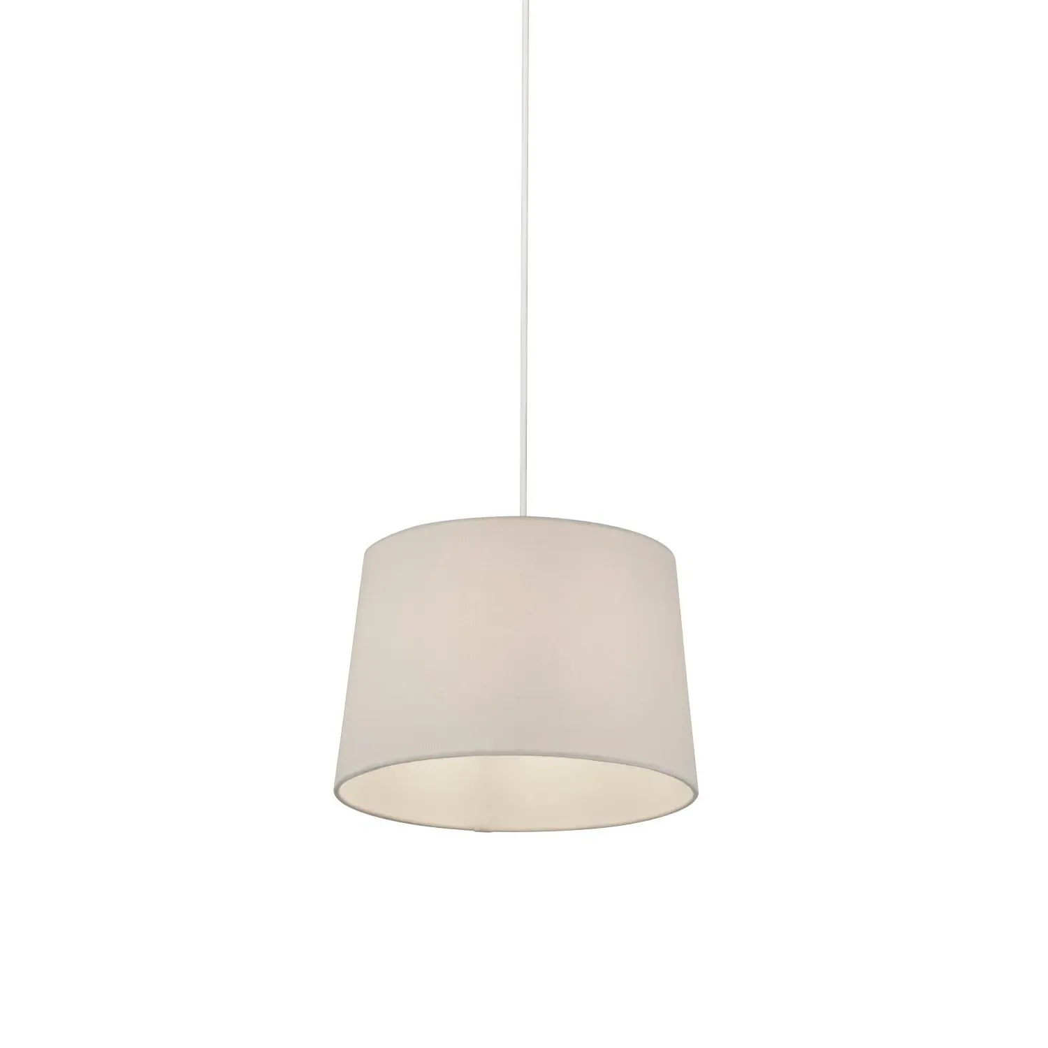 30cm Tapered Light Shade - Ivory, Linen