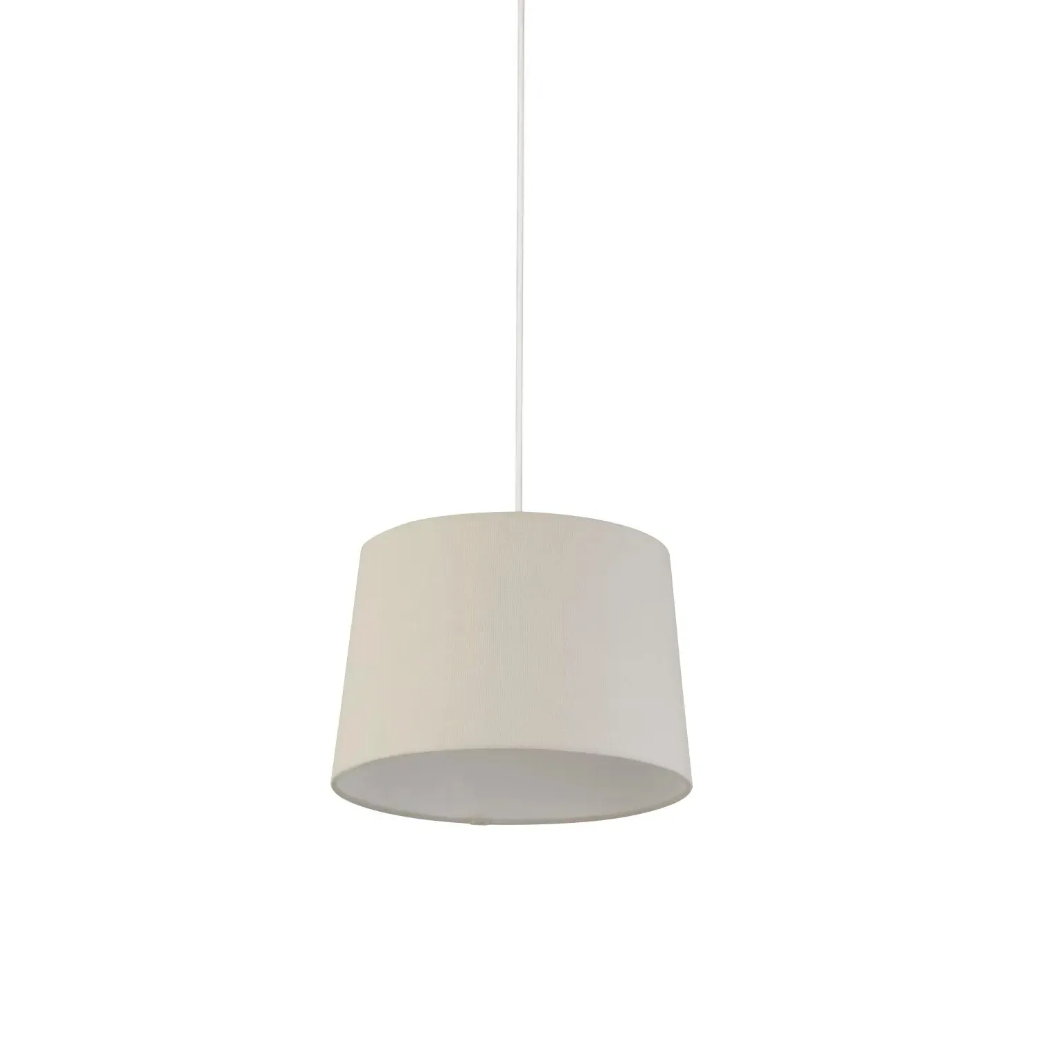 30cm Tapered Light Shade - Ivory, Linen